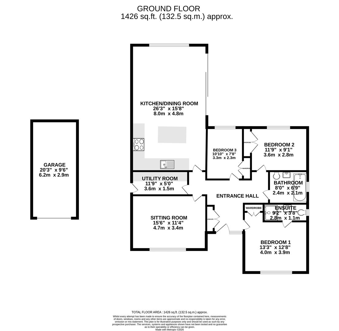 3, Boardman Fields, Weymouth floorplan