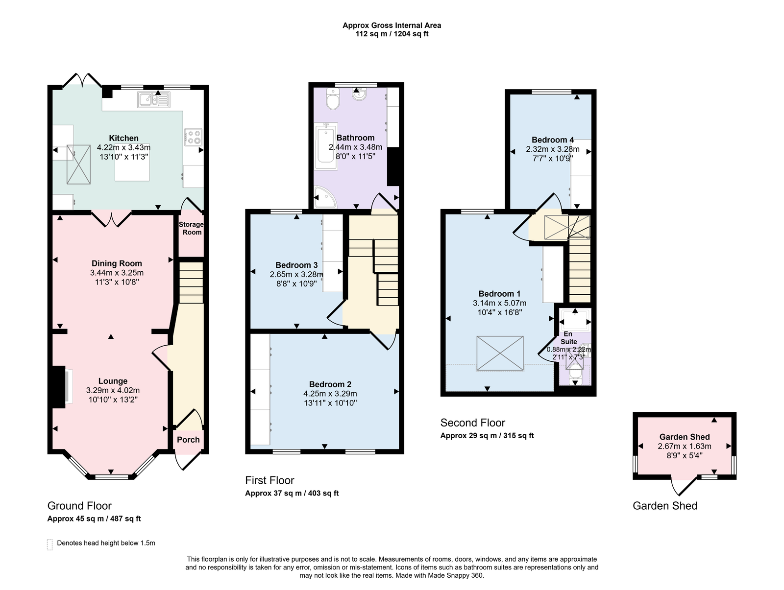 47, Gladstone Road, Orpington floorplan
