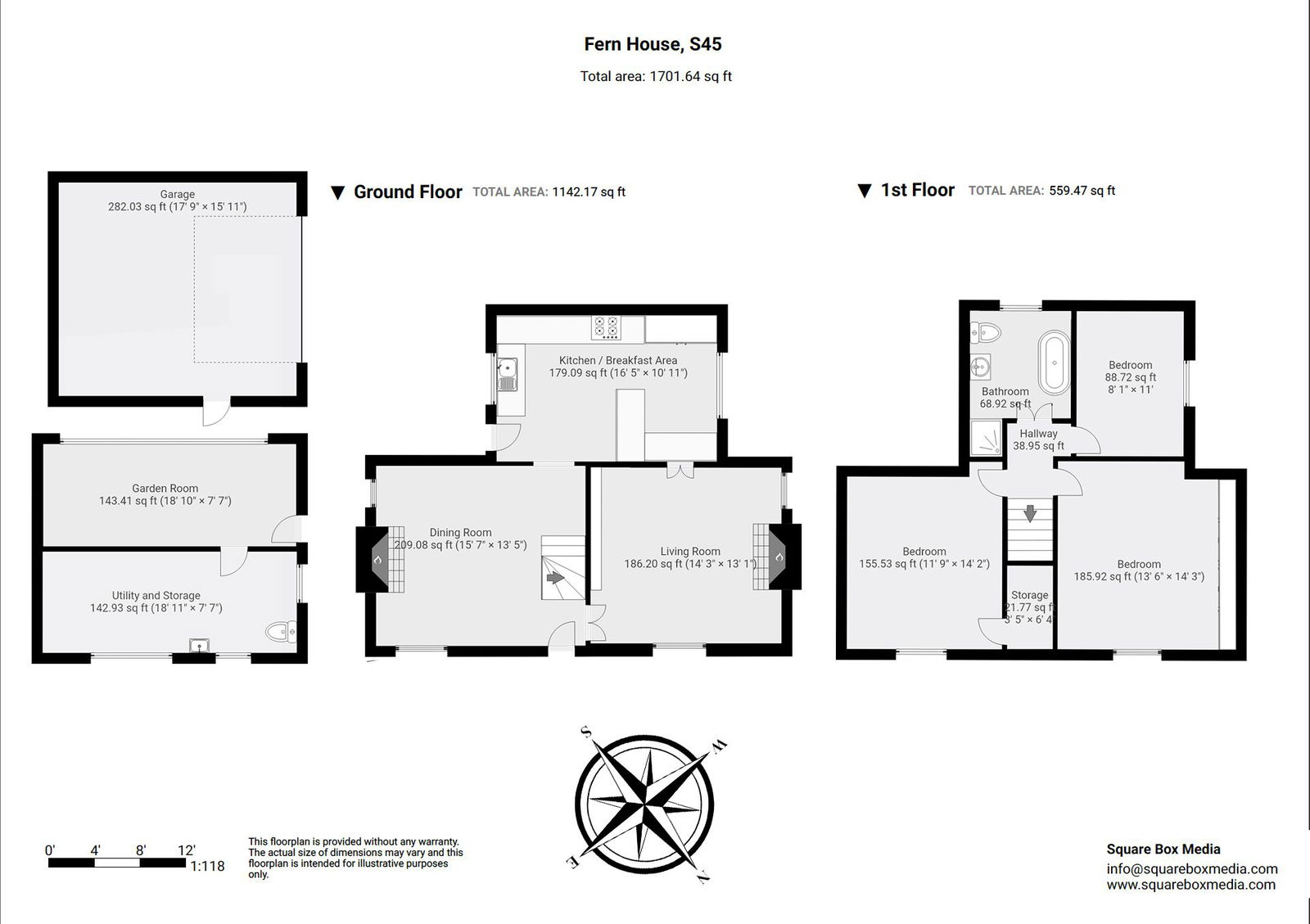 Fern House, Brown Lane, Chesterfield floorplan