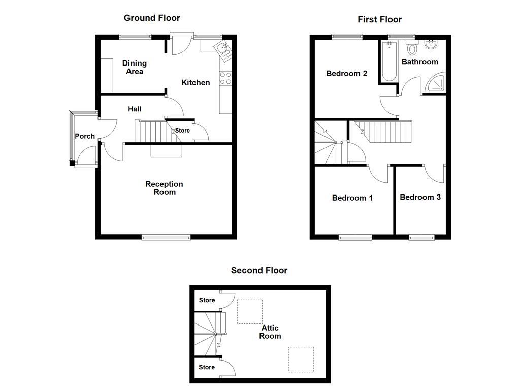 132, Whalley Road, Langho floorplan
