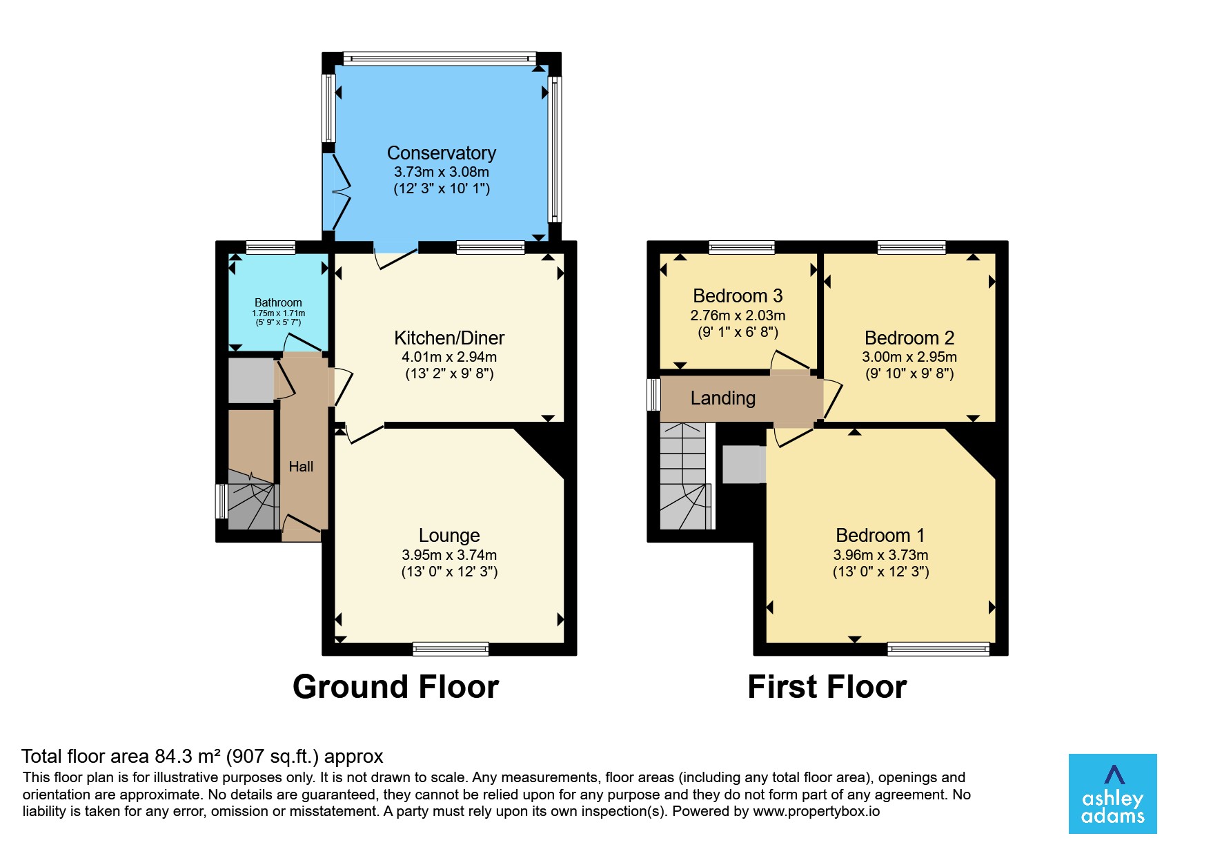 64, Kerry Street, Derby floorplan