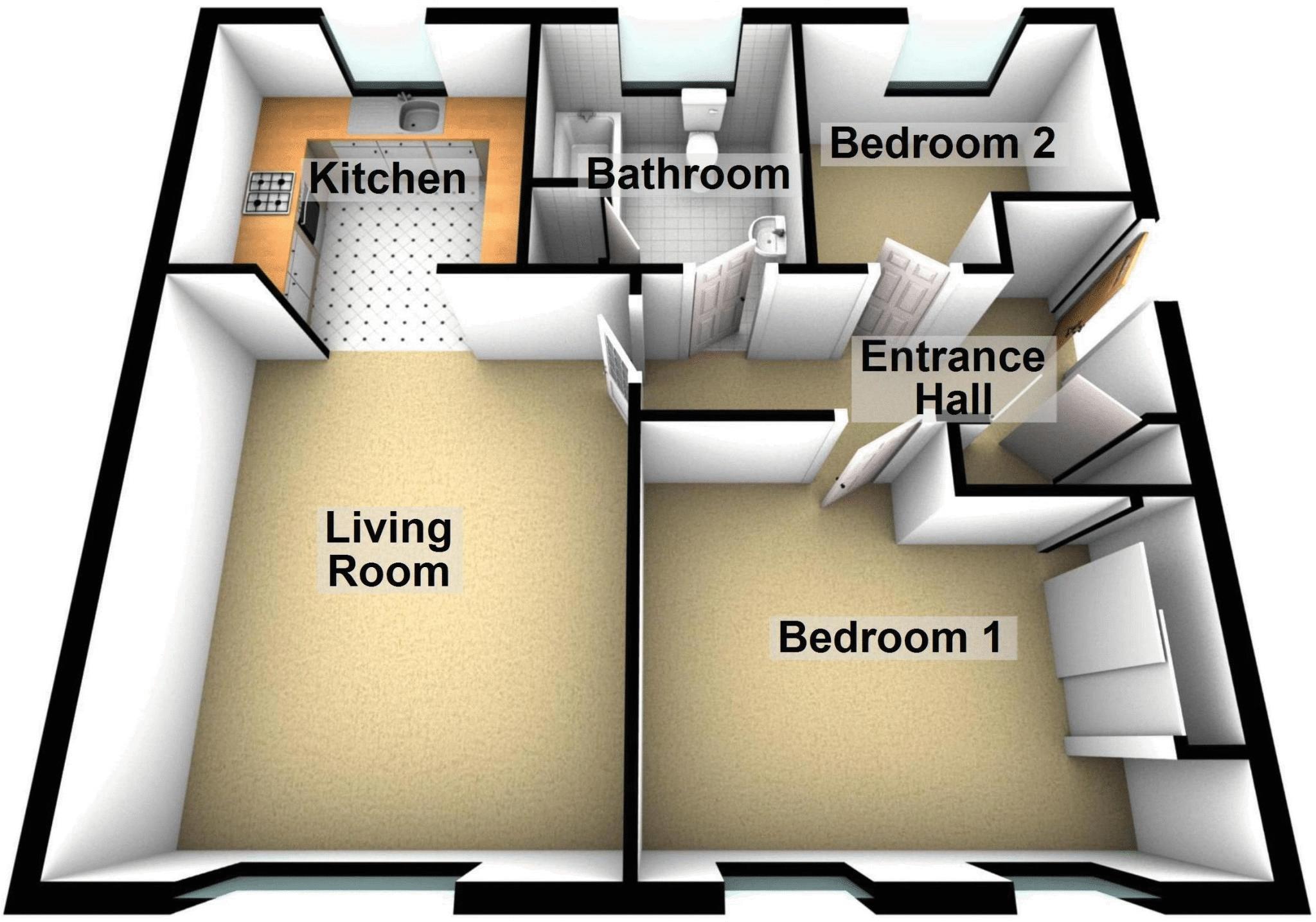 2 bed flat for sale in Chaucer Grove, Exeter EX4 67679713 Zoopla