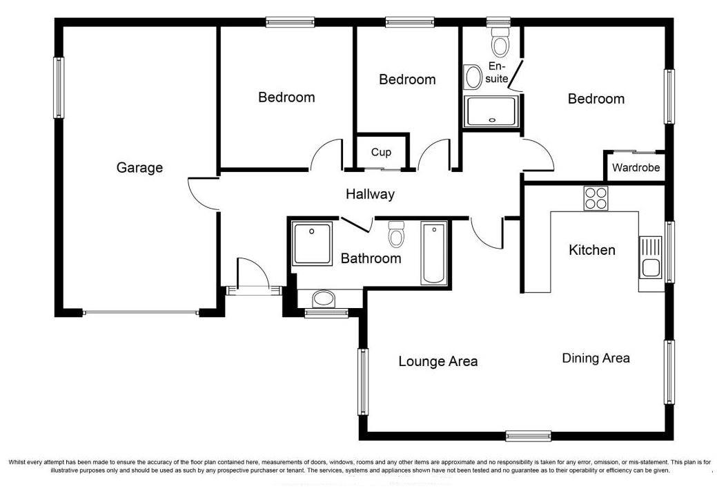 22, Green Meadows, Camelford floorplan