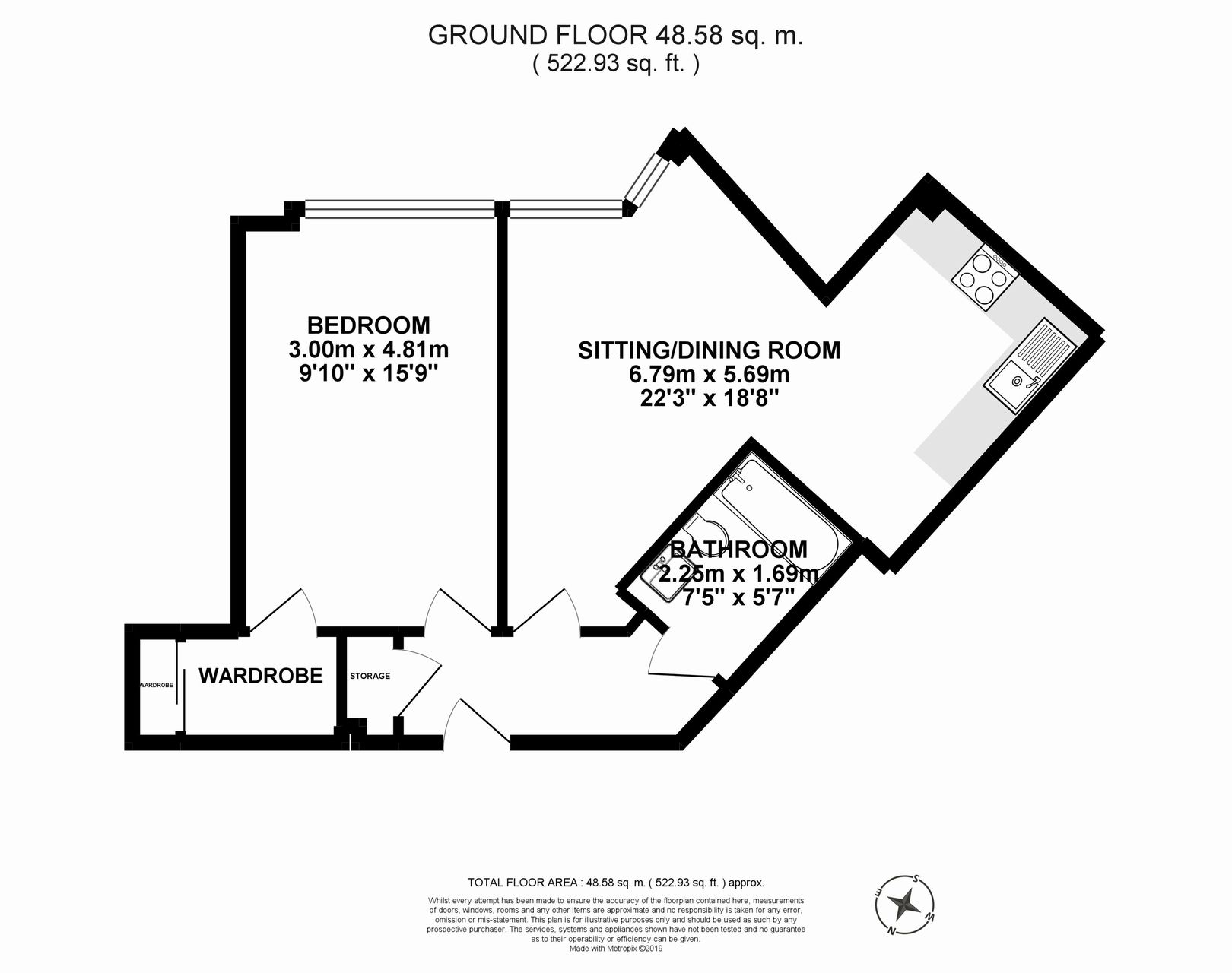 0 Bedrooms Studio to rent in Tryon Apartments, Balfour Road, Hounslow, Middlesex TW3