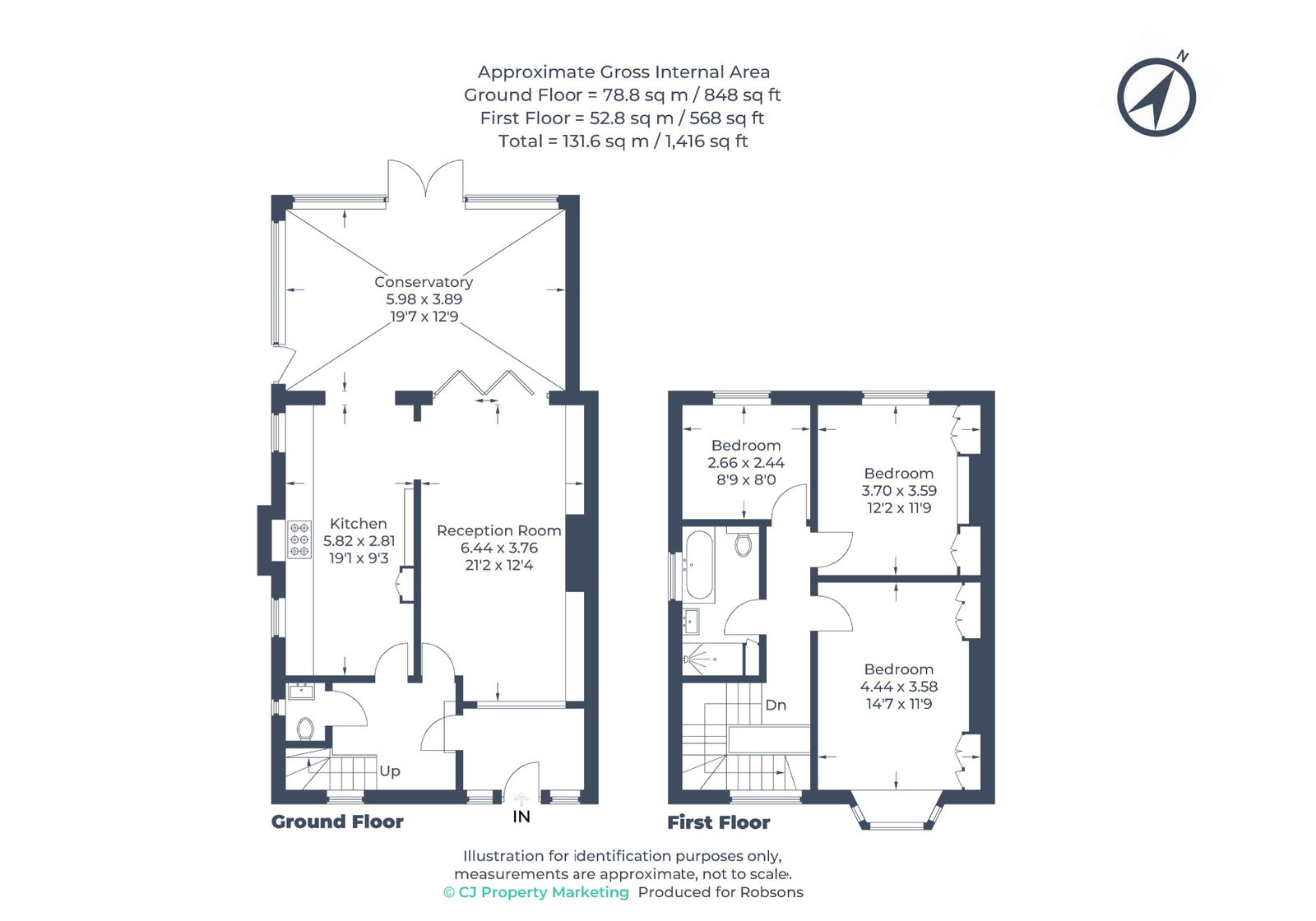 128, Imperial Drive, Harrow floorplan