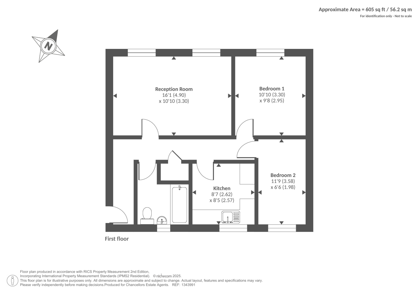 23, Alpine Court, Basingstoke floorplan