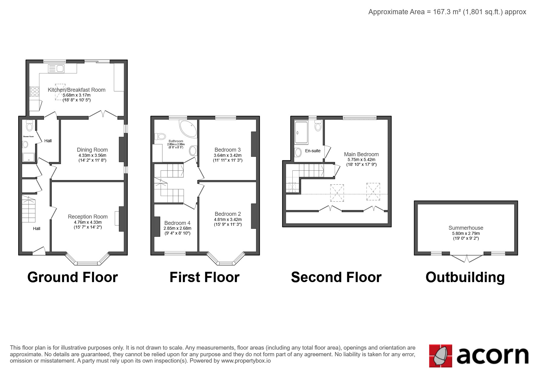 172, Minard Road, London floorplan