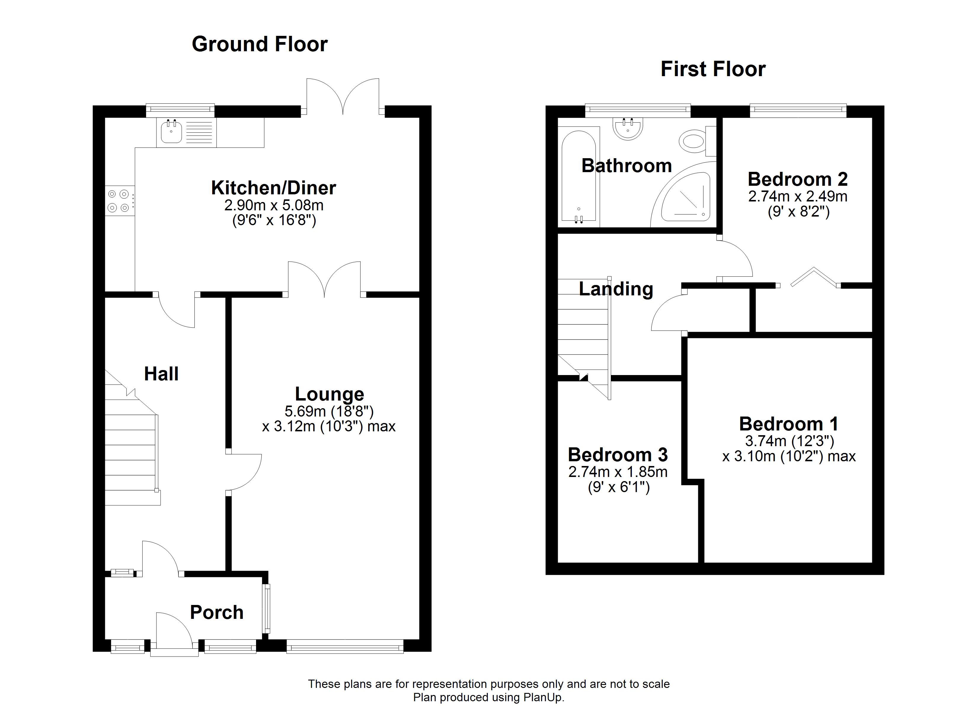 3 Bedrooms Terraced house to rent in Stanford Close, Bognor Regis PO22