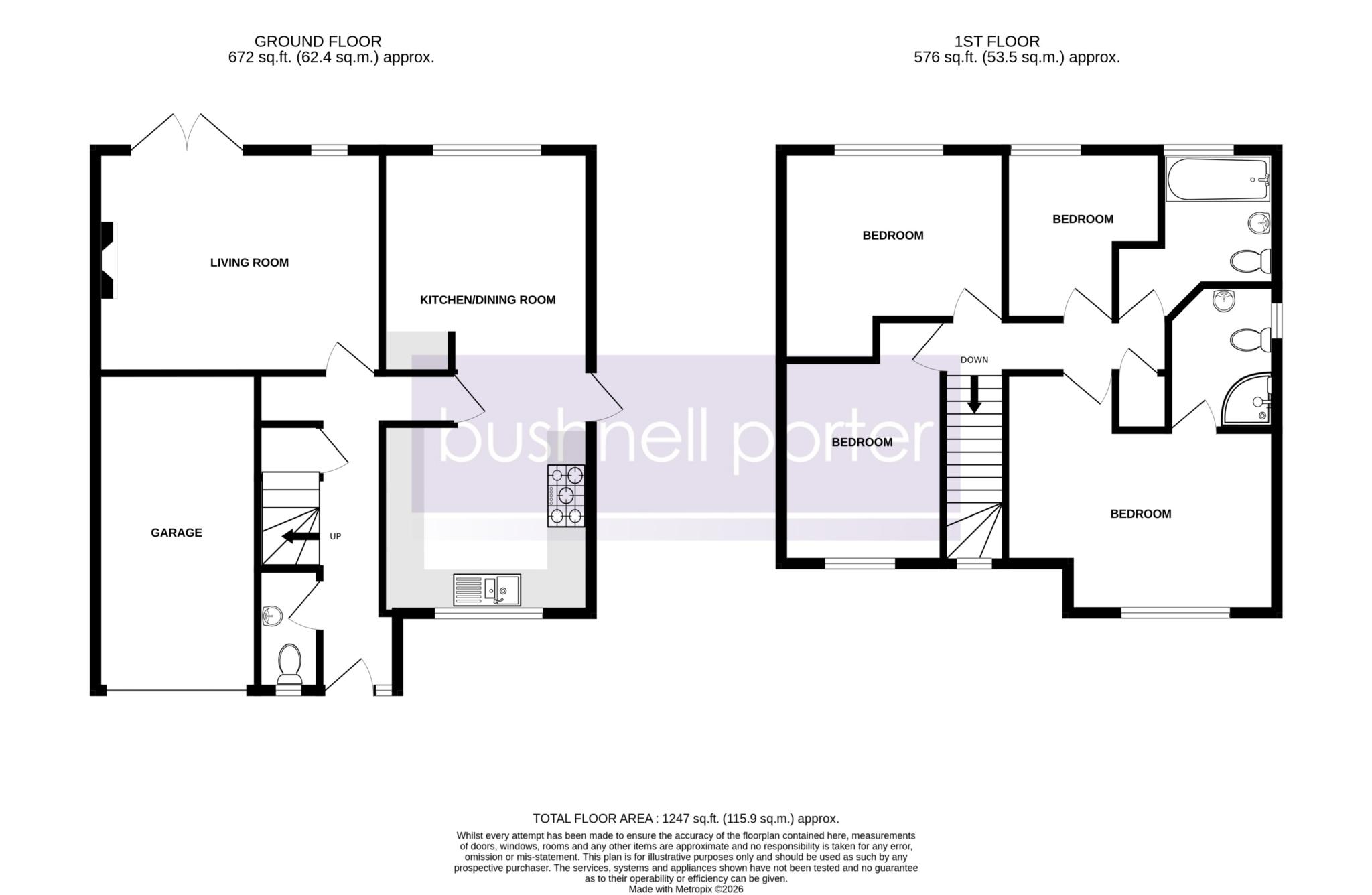 15, Monument Chase, Bordon floorplan