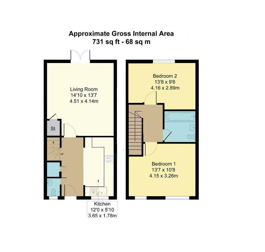 8, Shelley Close, Borehamwood floorplan