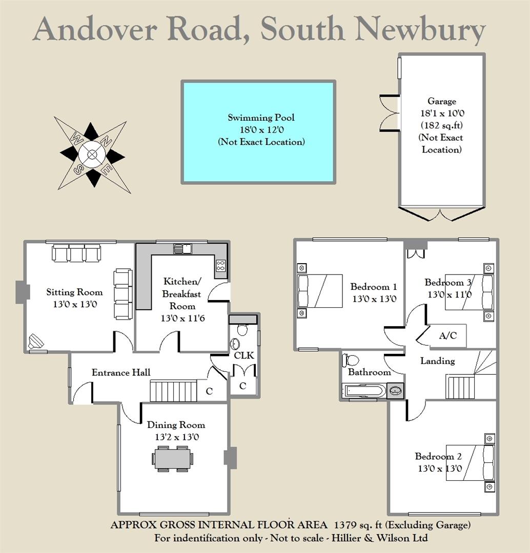 3 Bedrooms Detached house for sale in Andover Road, Newbury RG14