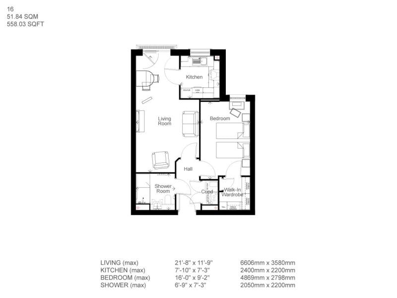 16, Dorchester floorplan