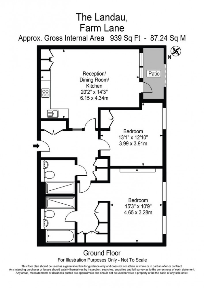 2 Bedrooms Flat to rent in The Landau, Fulham SW6