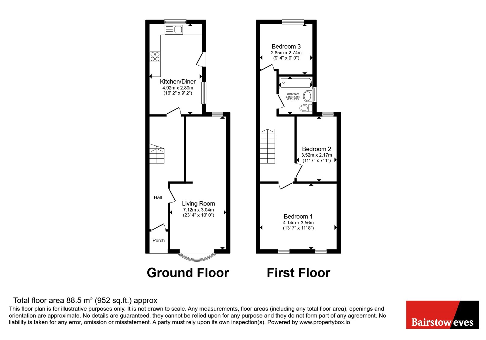 78, Mulberry Way, London floorplan