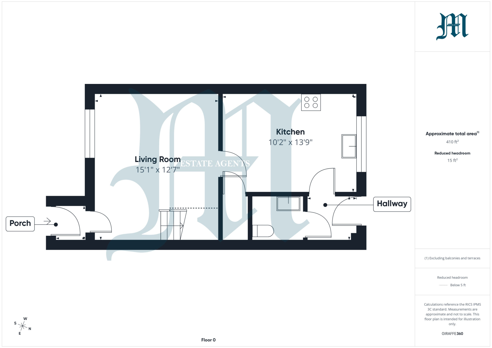 2 Old Garage Terrace, Fore Street, Goldsithney, PENZANCE floorplan