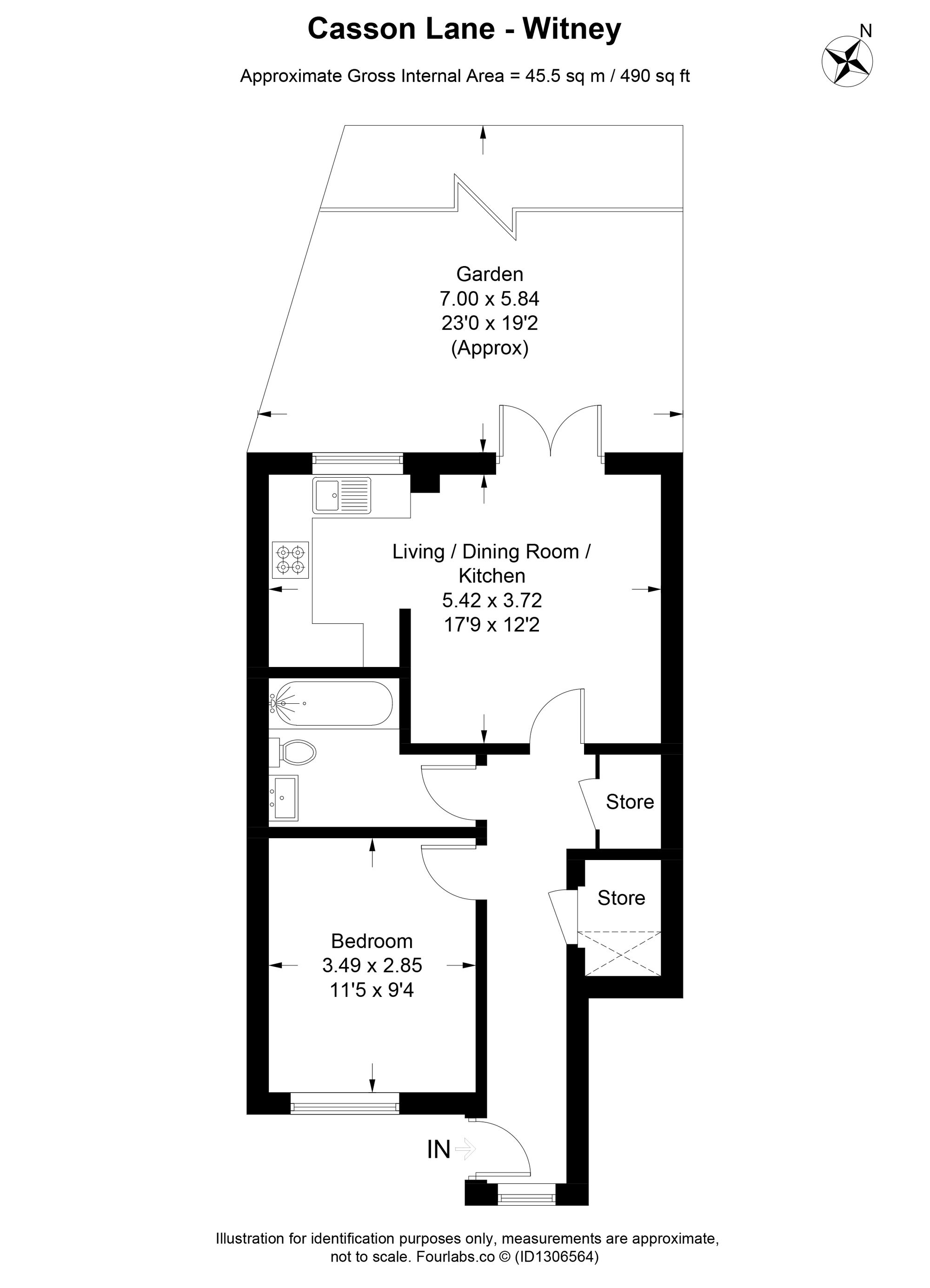 7 Casson Lane, Witney floorplan