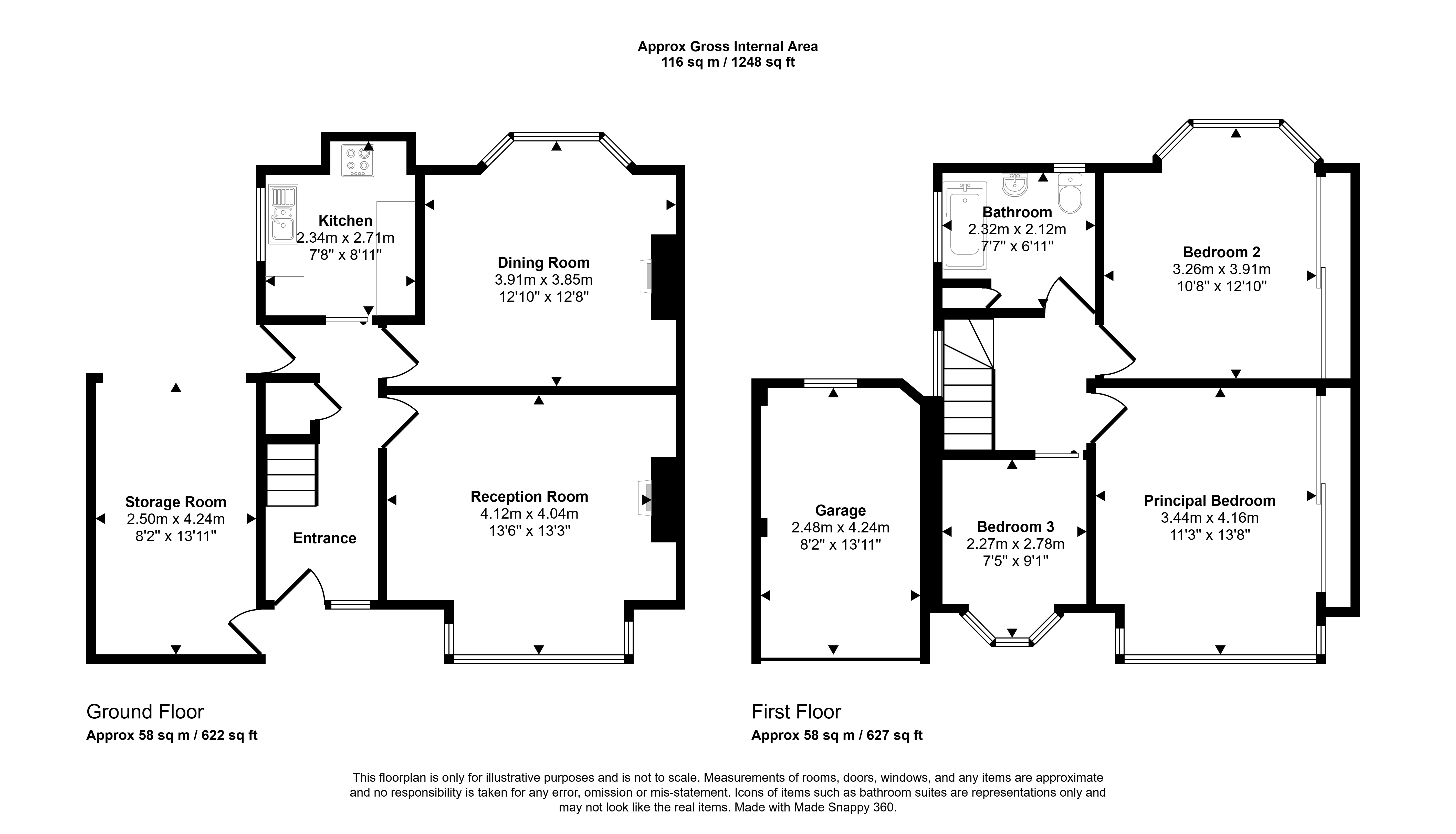 57, St. Andrews Road, Coulsdon floorplan