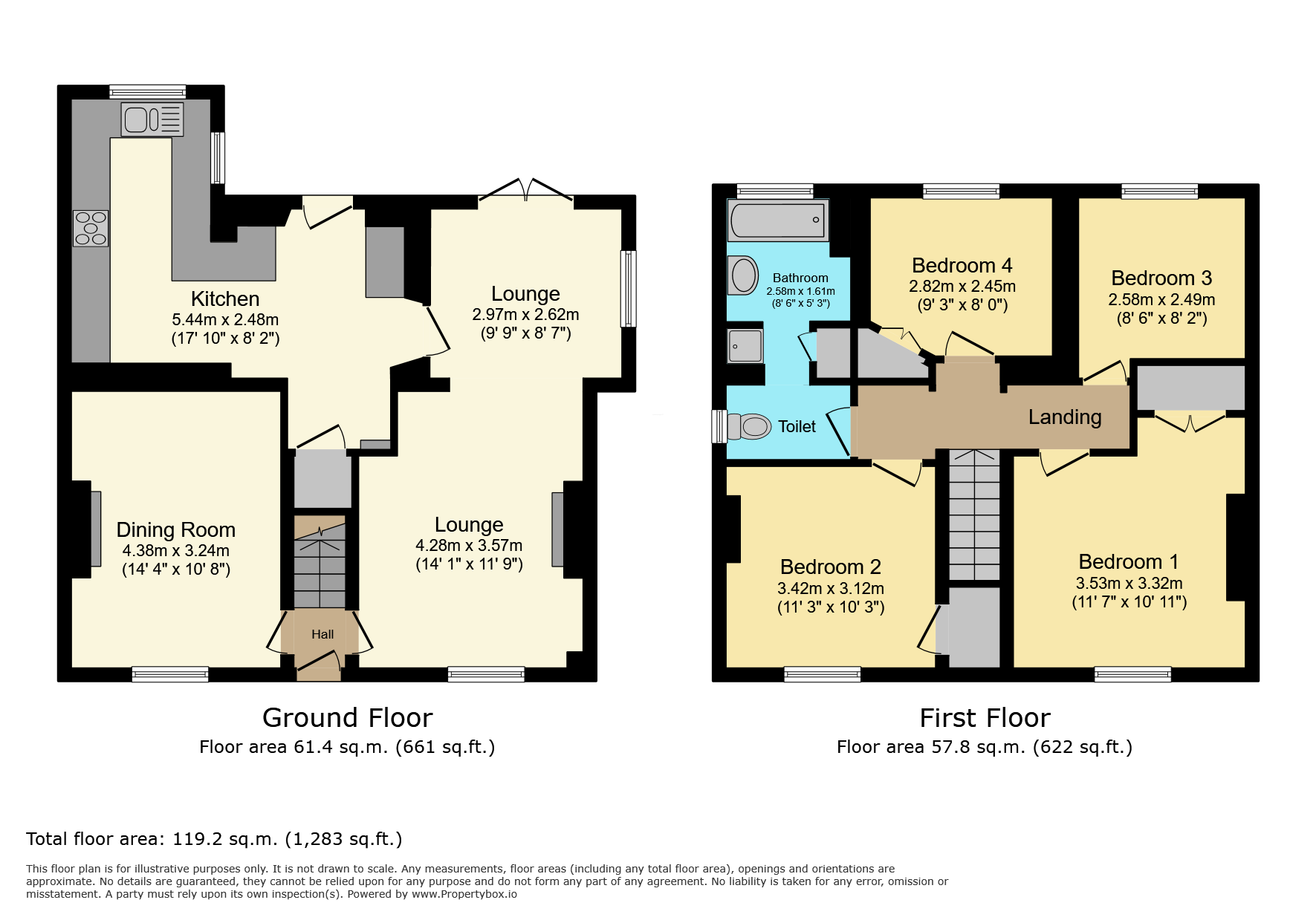10 The Green, Markfield floorplan