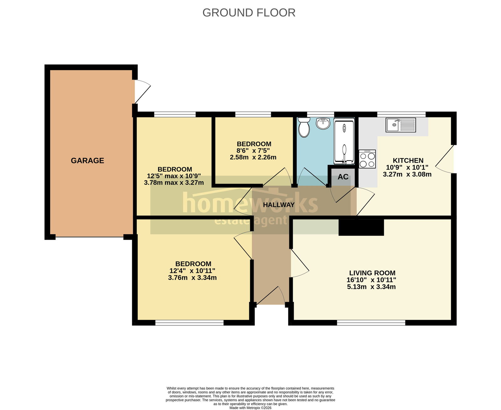 13, Rayners Way, Dereham floorplan