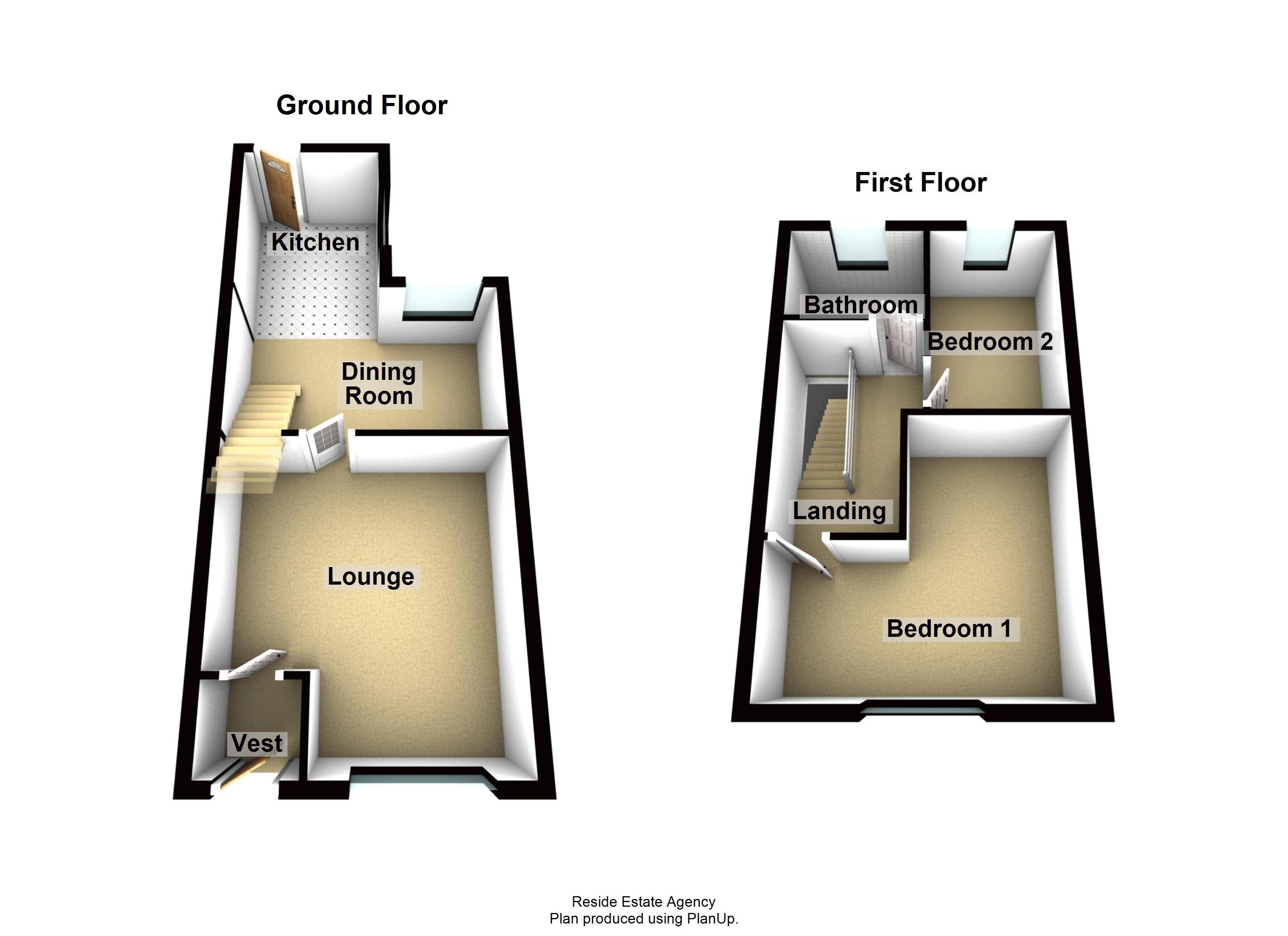 2 Bedrooms Terraced house for sale in Whitworth Road, Healey, Rochdale OL12