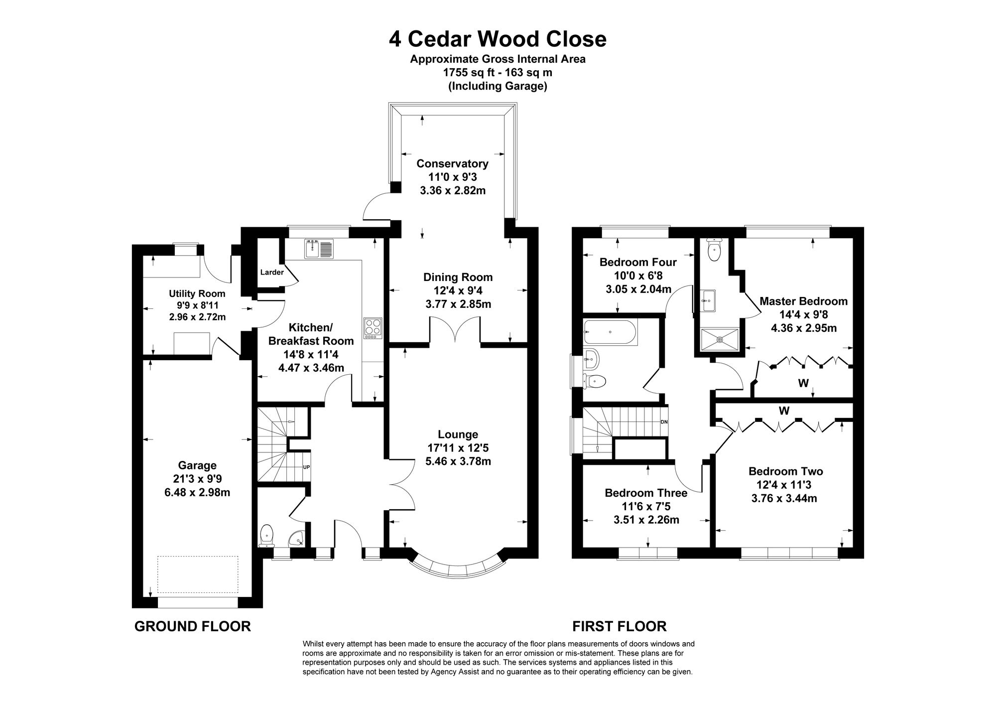 4 Cedar Wood Close, Eastleigh floorplan