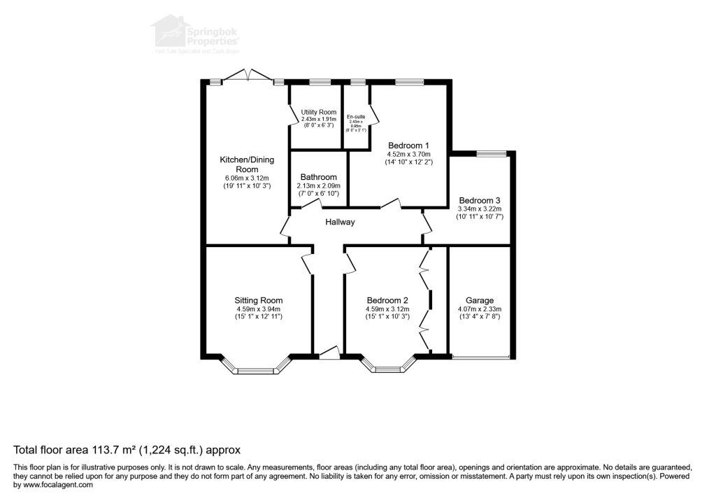 69, Hooten Lane, Leigh floorplan