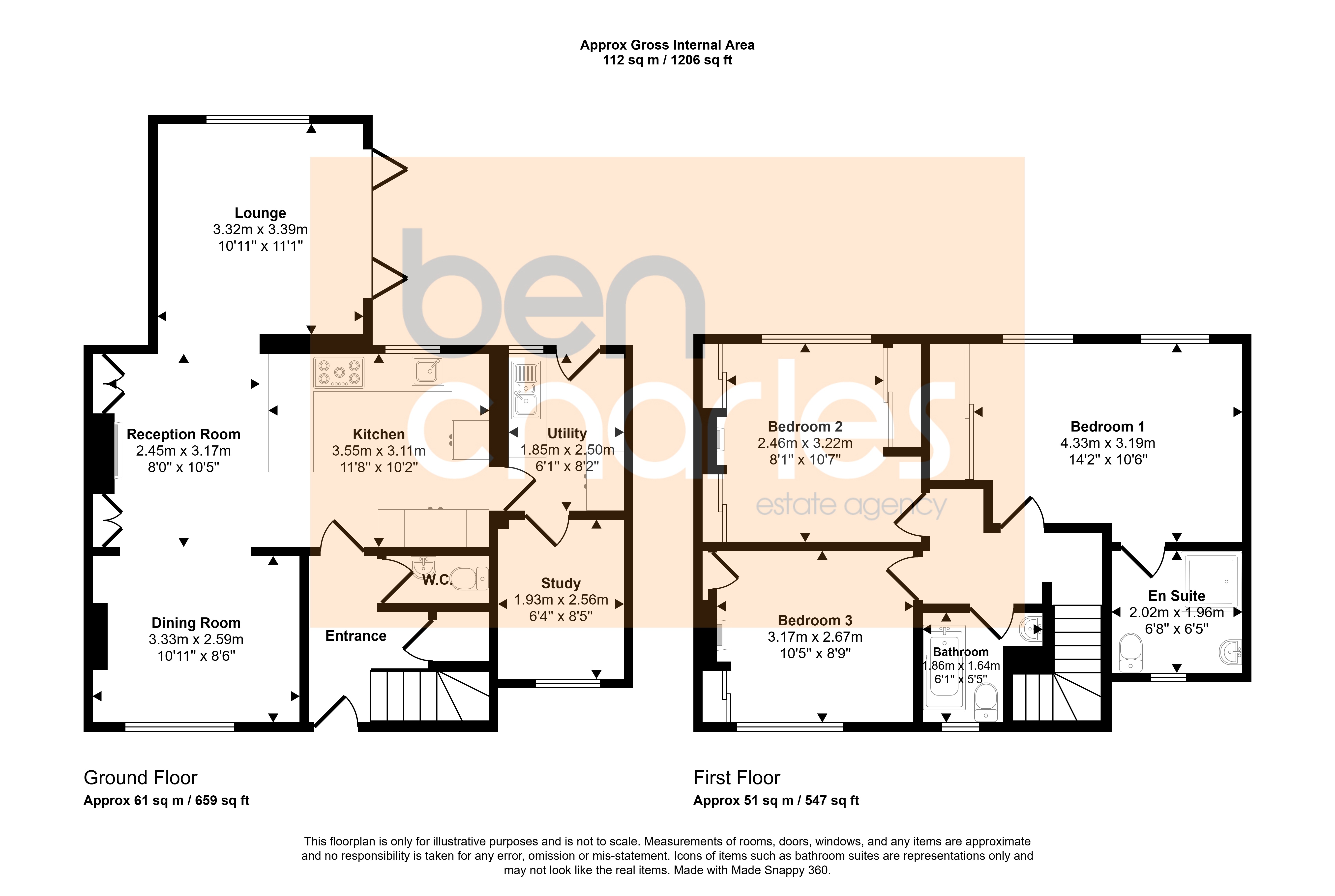 3, St. Leonards, Durham floorplan