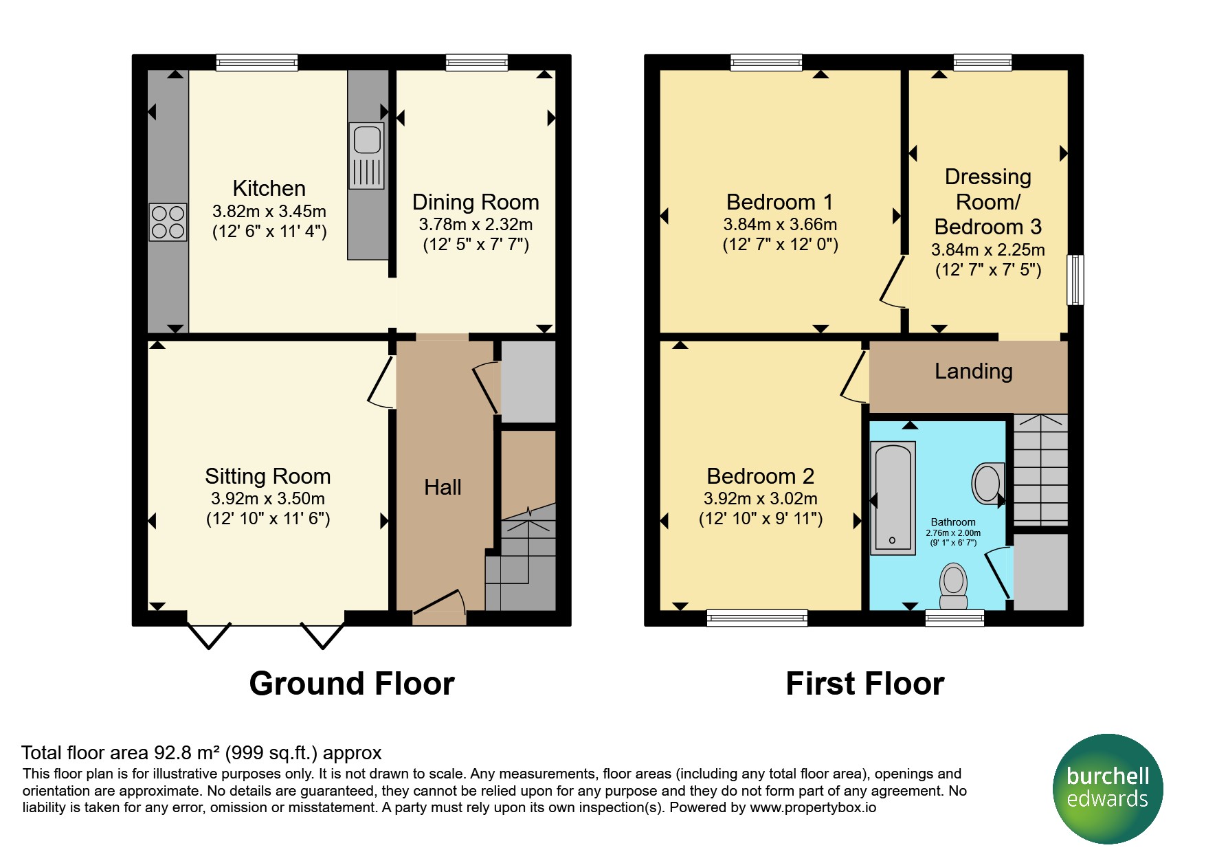 3, Little London, Matlock floorplan