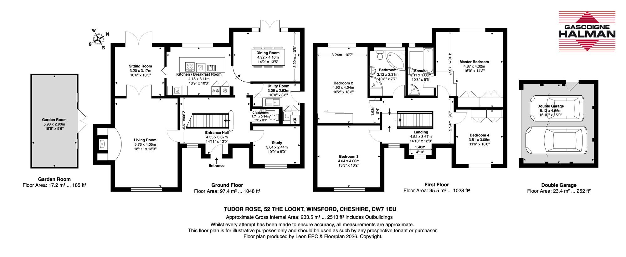 52 The Loont, Winsford floorplan