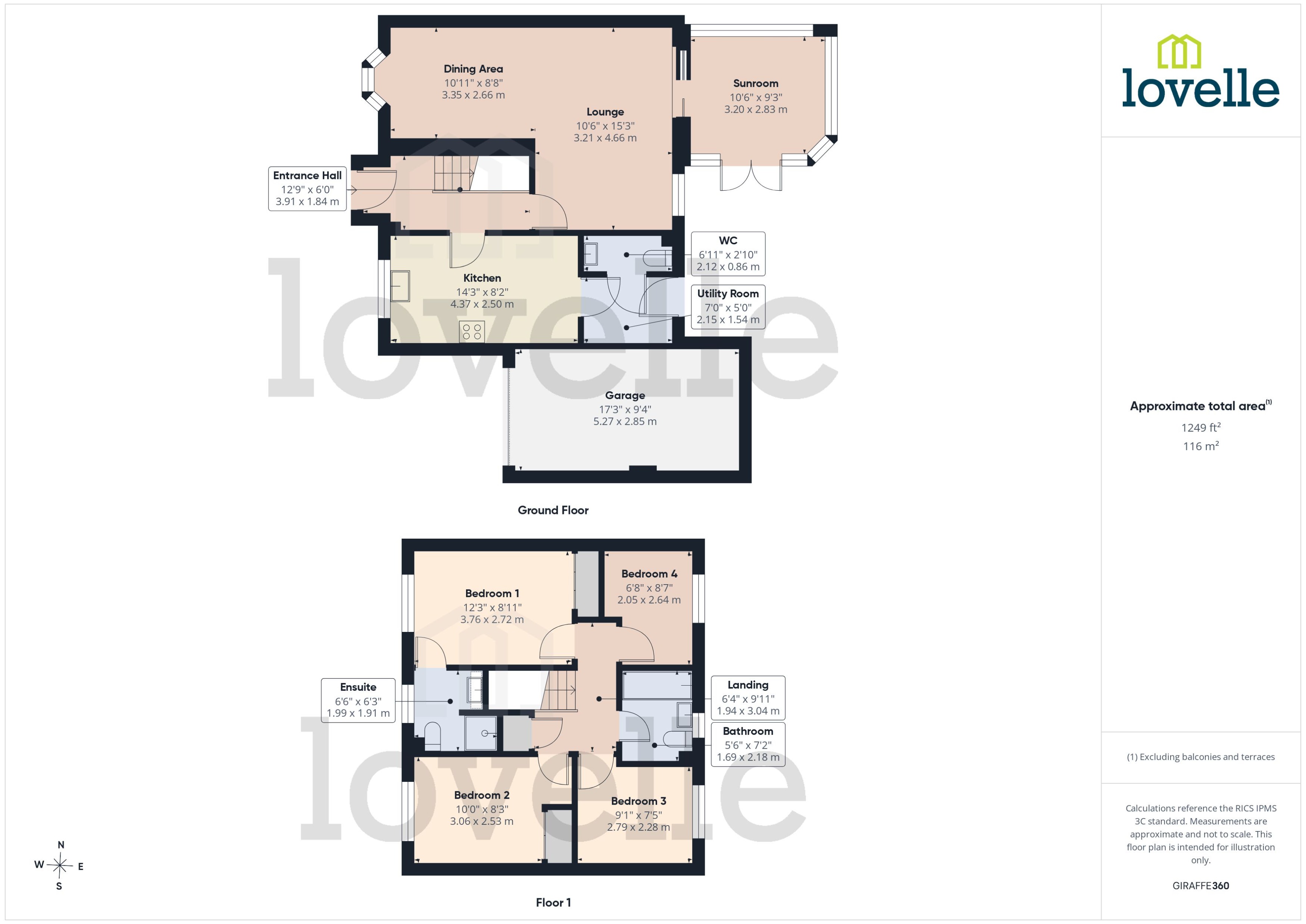5, Birchwoods Close, Market Rasen floorplan