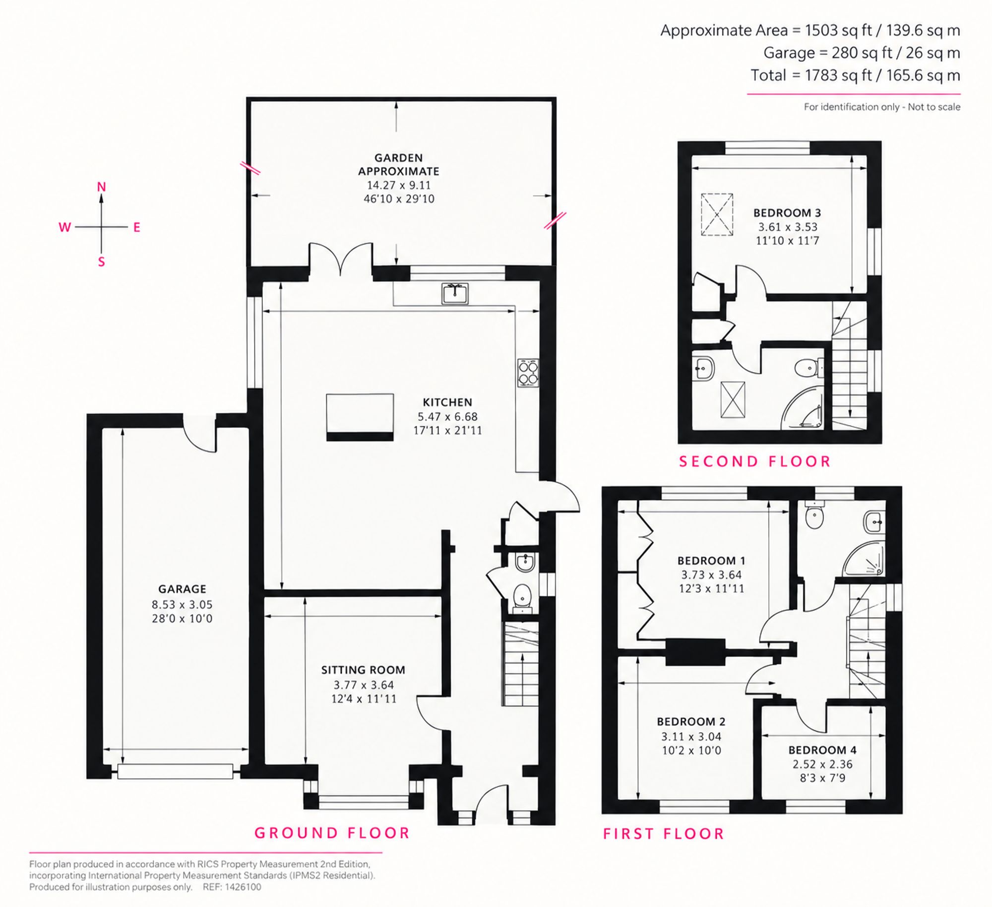 139 Cobham Road, Leatherhead floorplan