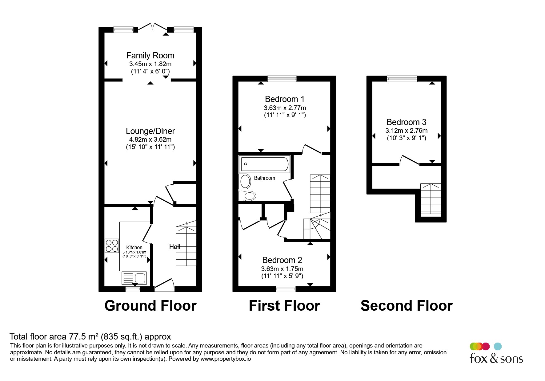 14, Dominie Walk, Lee-On-The-Solent floorplan