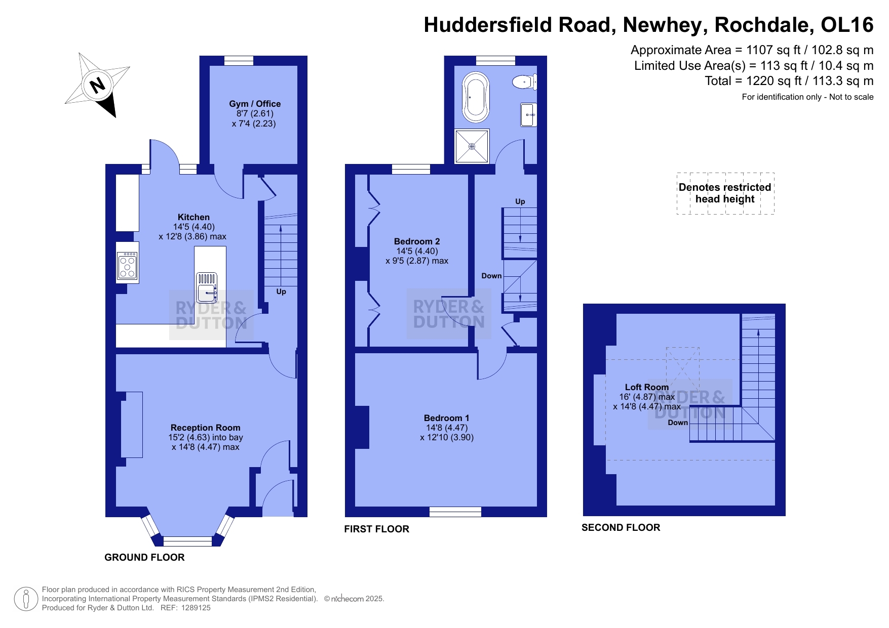 176, Huddersfield Road, Rochdale floorplan