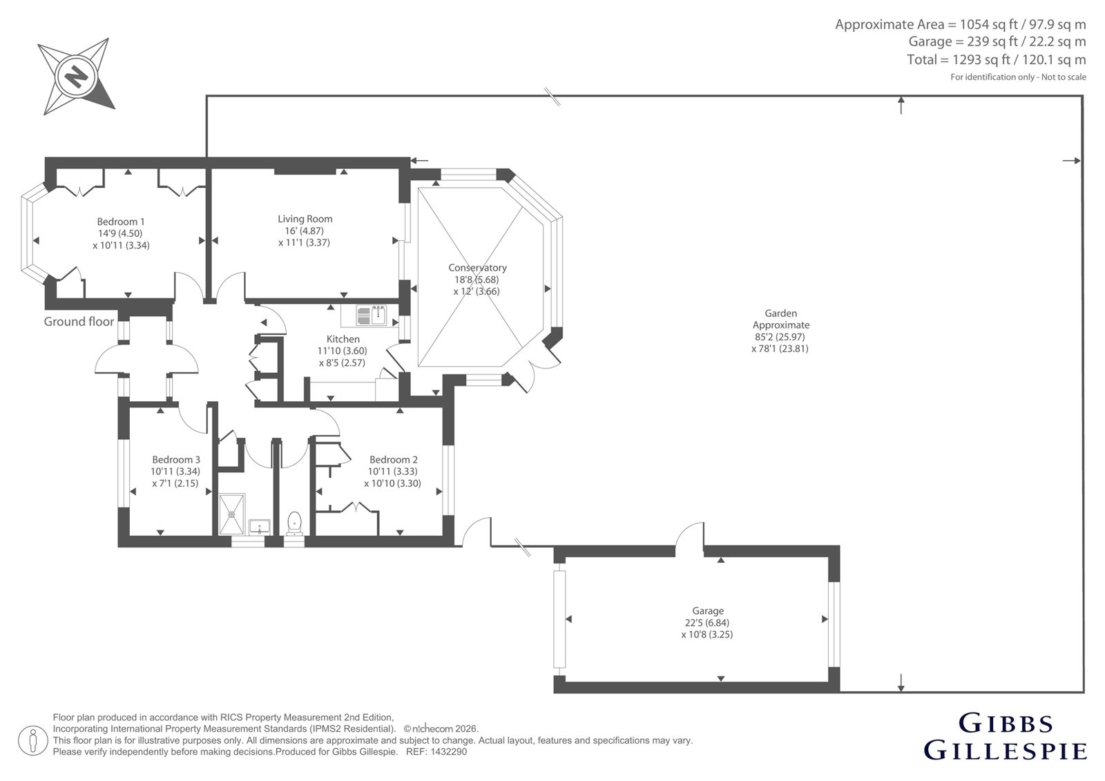 76, Eastwick Crescent, Rickmansworth floorplan