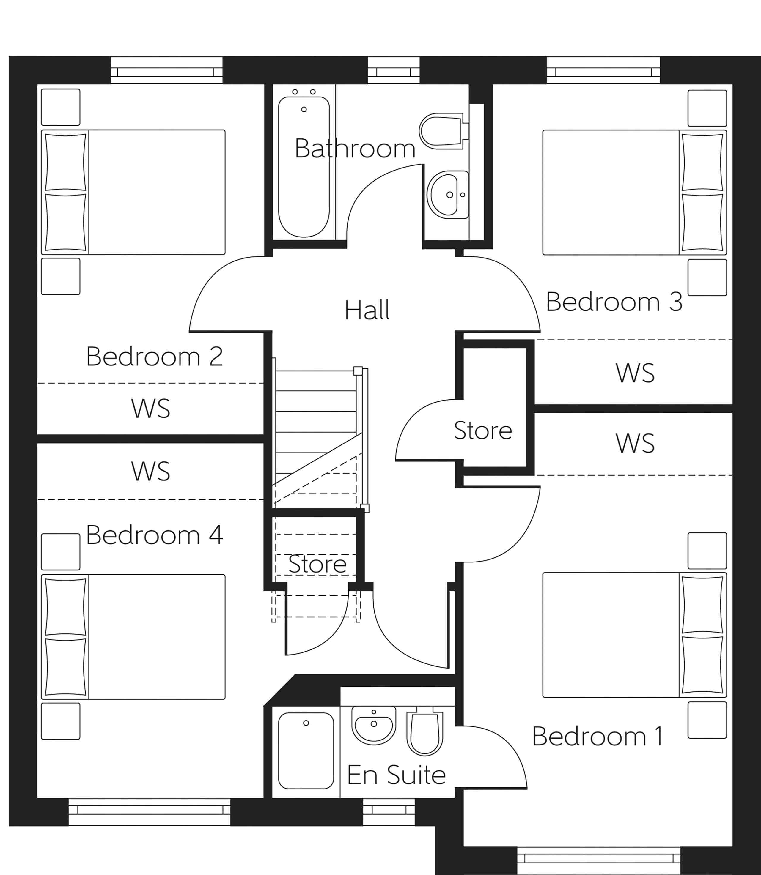 80, Forest Road, Cumbernauld floorplan