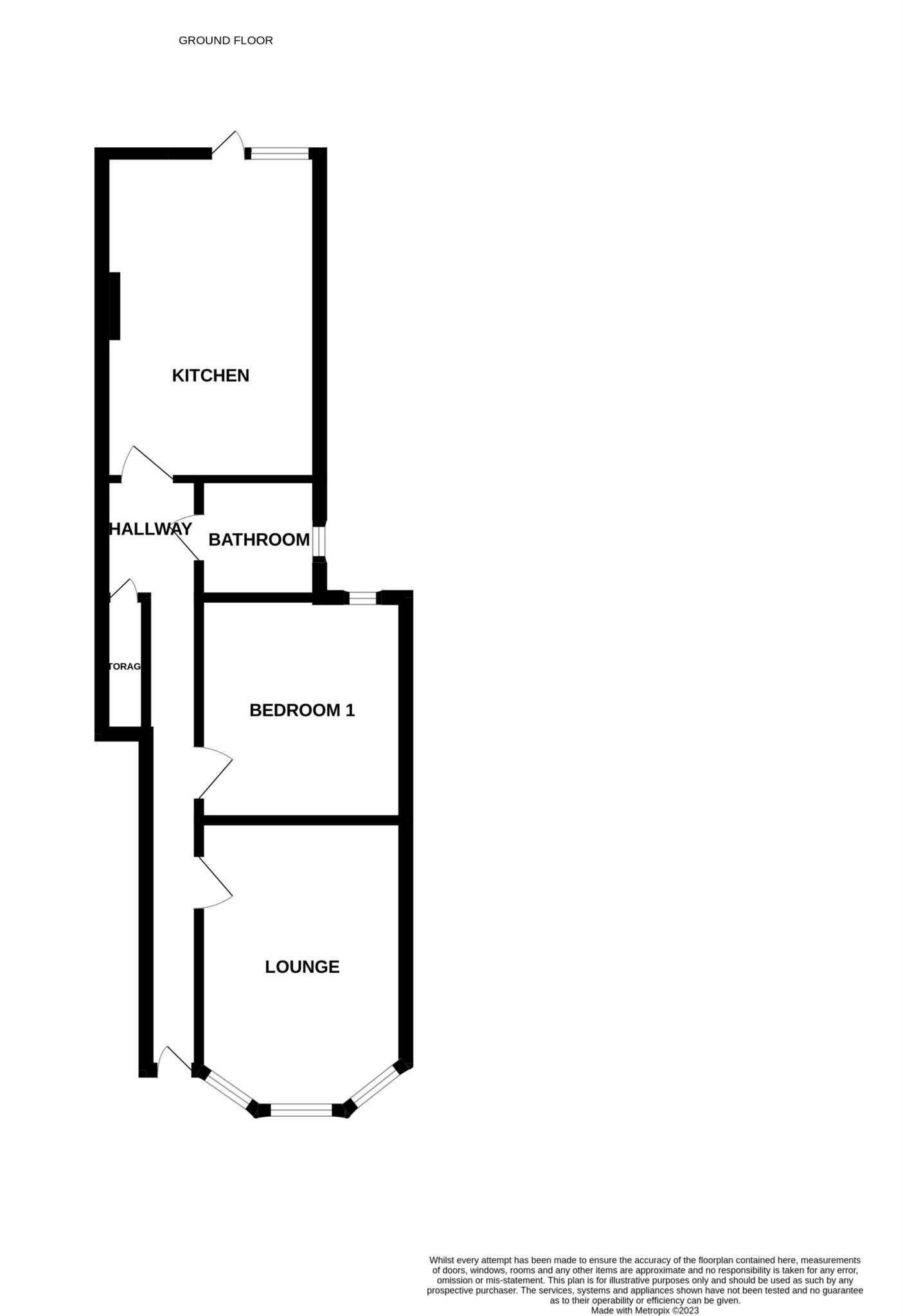 85, Wakefield Street, London floorplan