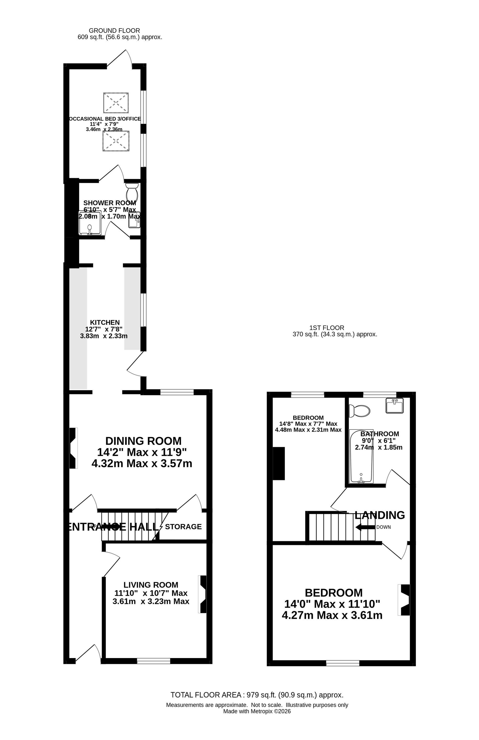 32 Brien Avenue, Altrincham floorplan