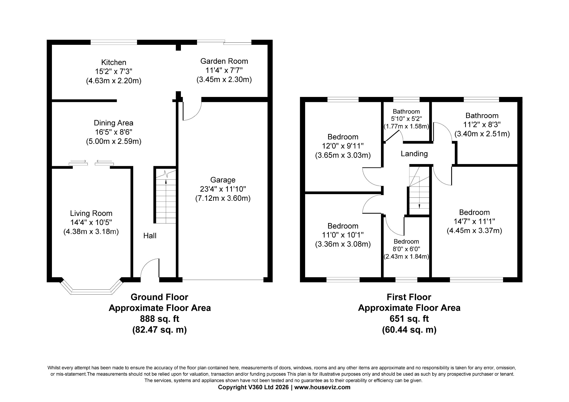 17 Brookfield Avenue, Nottingham floorplan