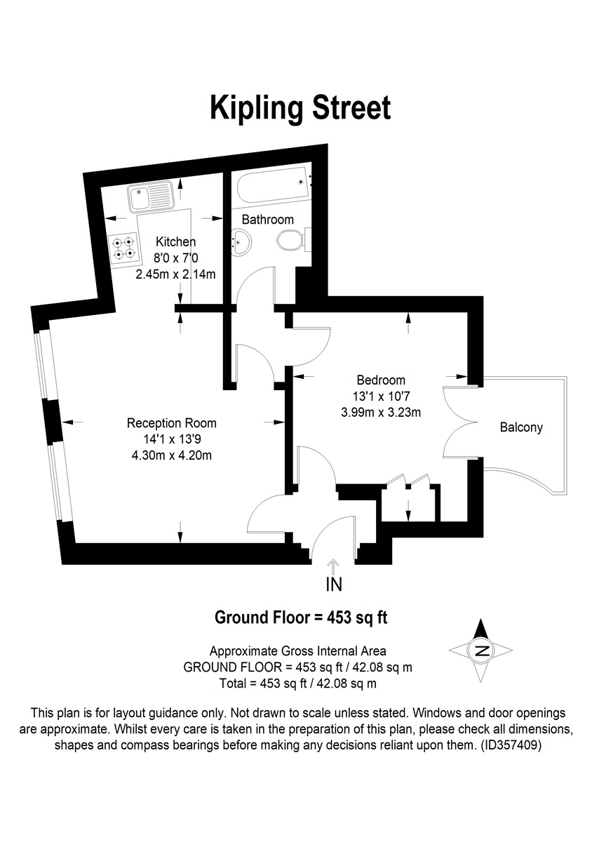 48, Kipling Street, London floorplan