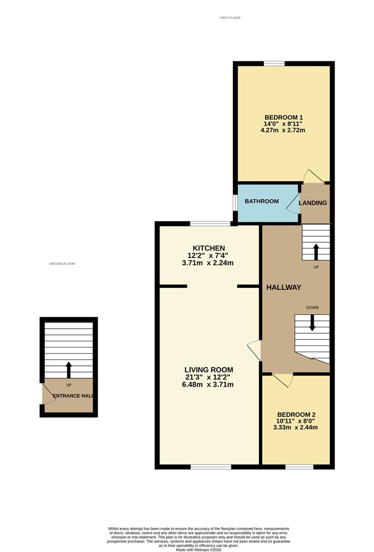 Flat 3, 38, Meads Street, Eastbourne floorplan