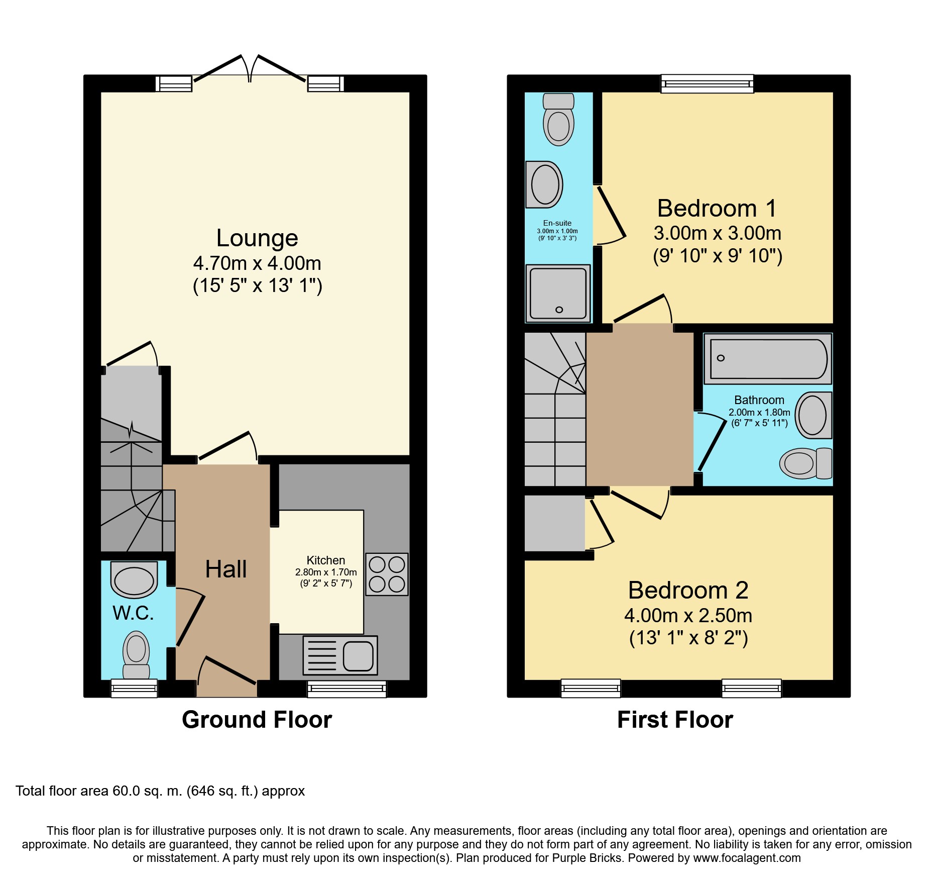 2 Bedrooms End terrace house for sale in Perrin Road, Maidstone ME17