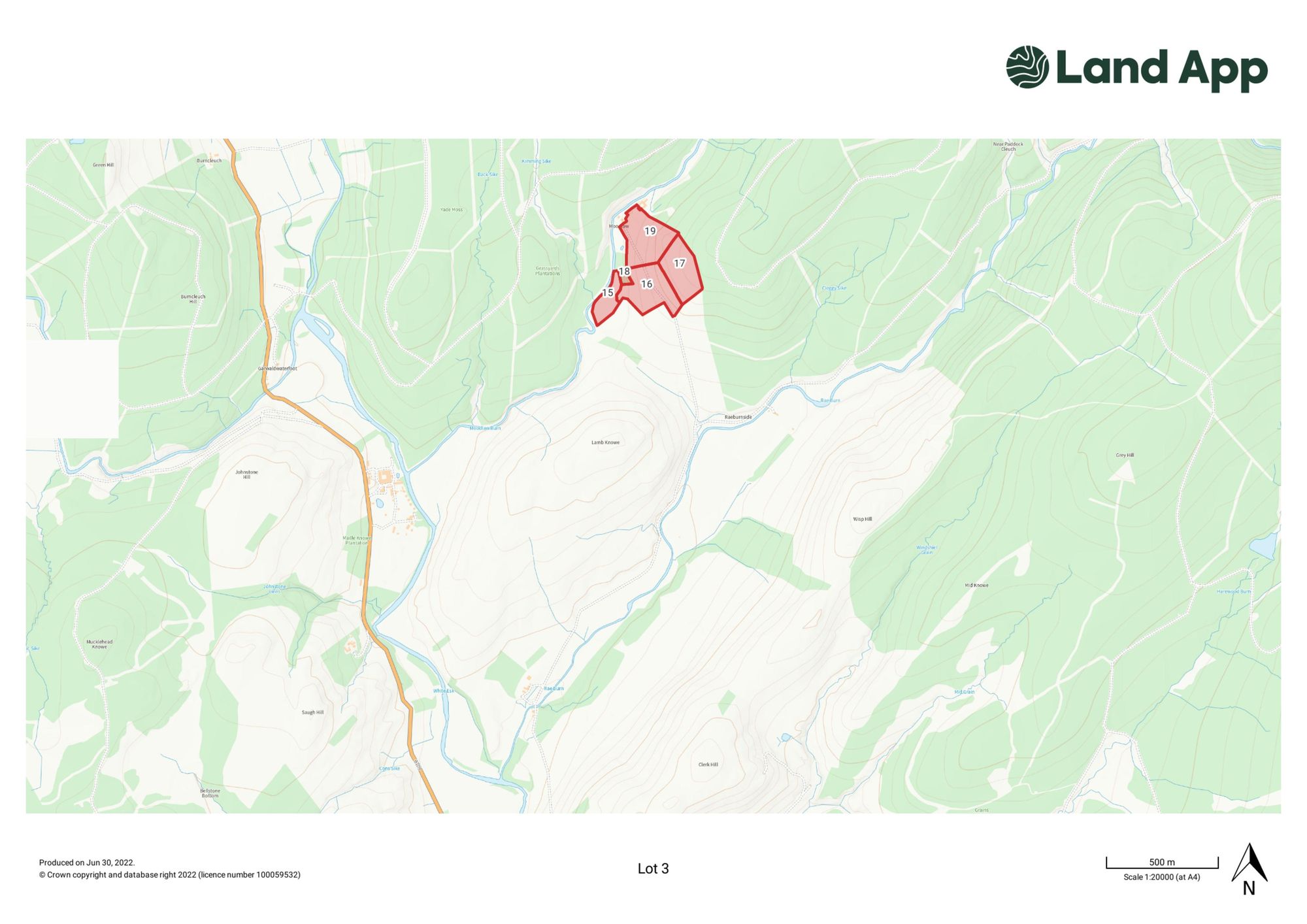 Raeburnfoot, Eskdalemuir DG13, land for sale 61863022 PrimeLocation
