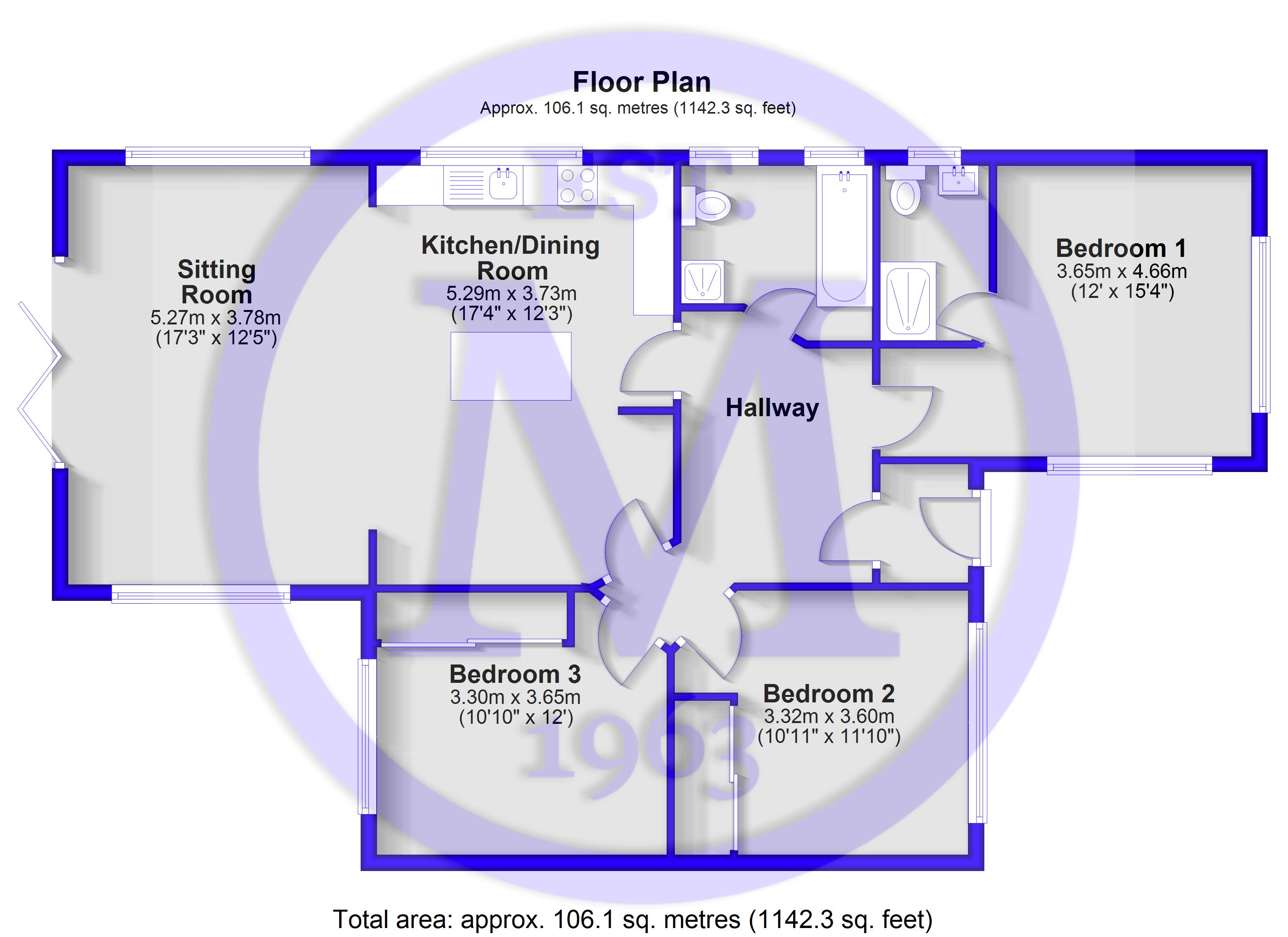 28, Western Avenue, New Milton floorplan