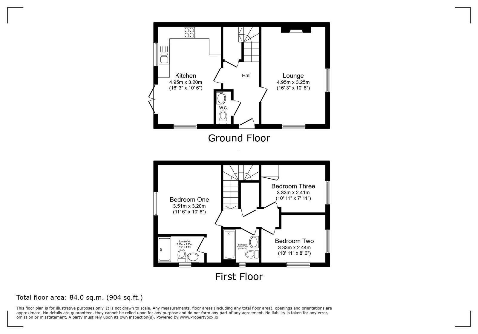 17, Weston Rise, Oadby floorplan