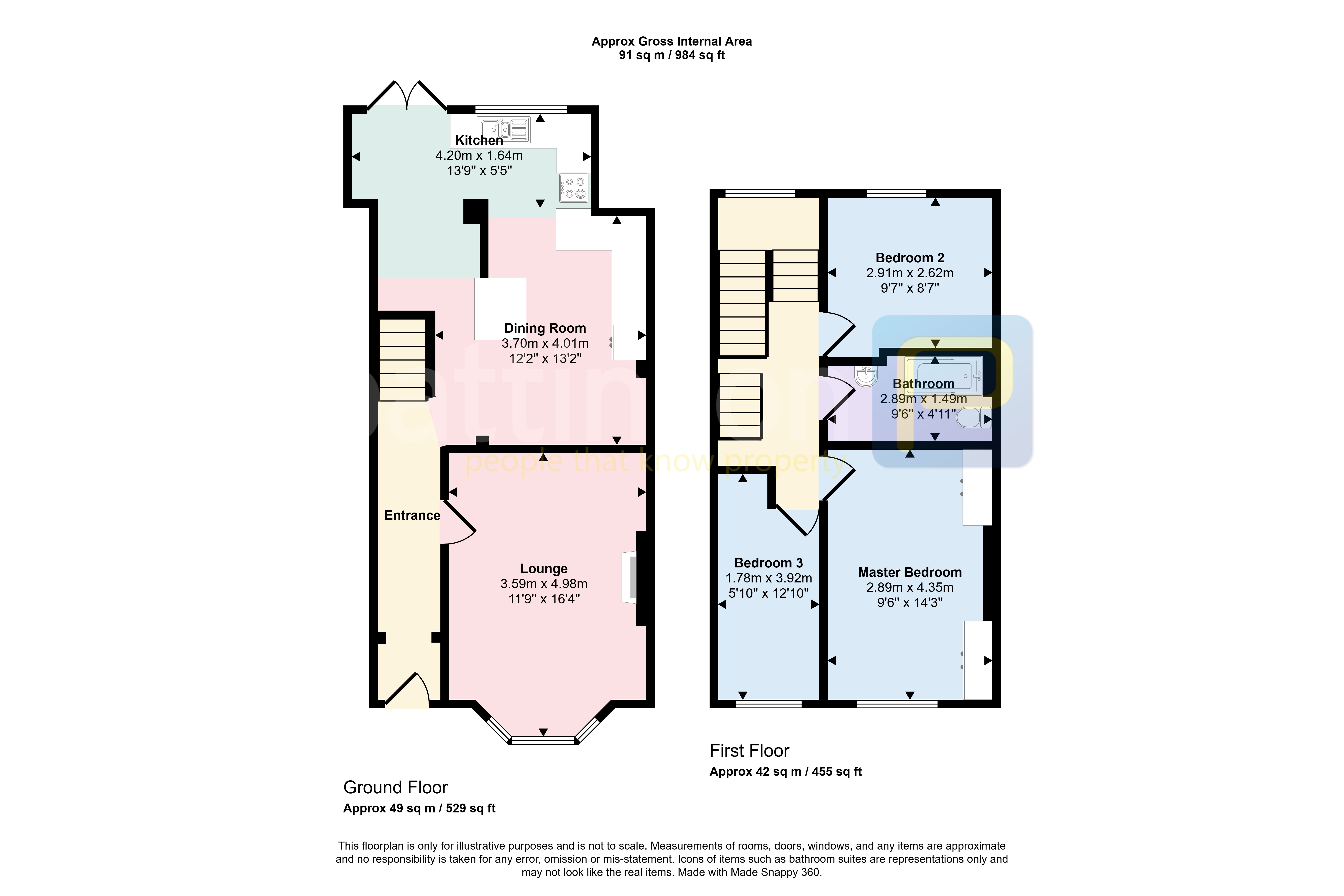12, Bright Street, South Shields floorplan