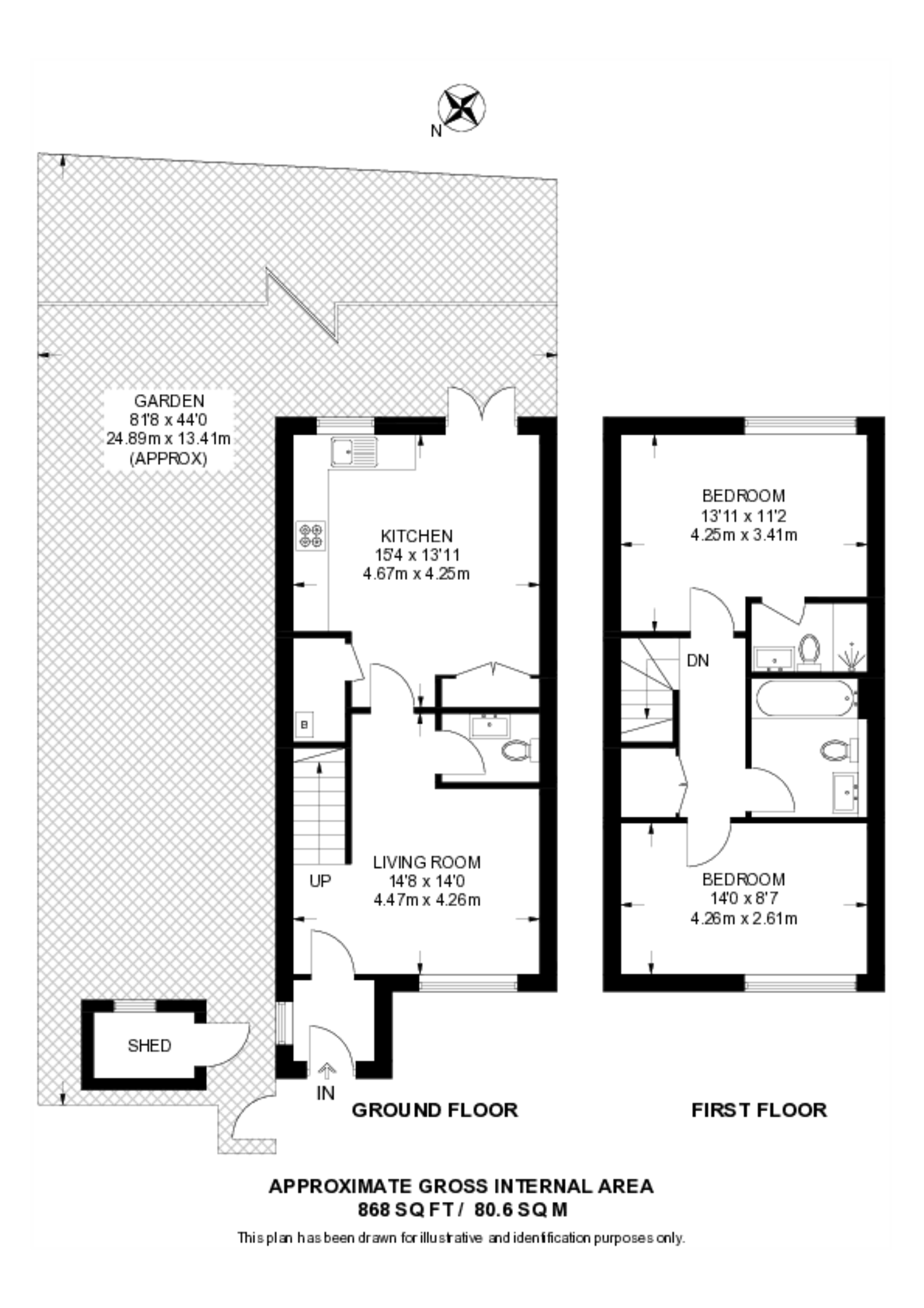Finchley Central, Finchley floorplan