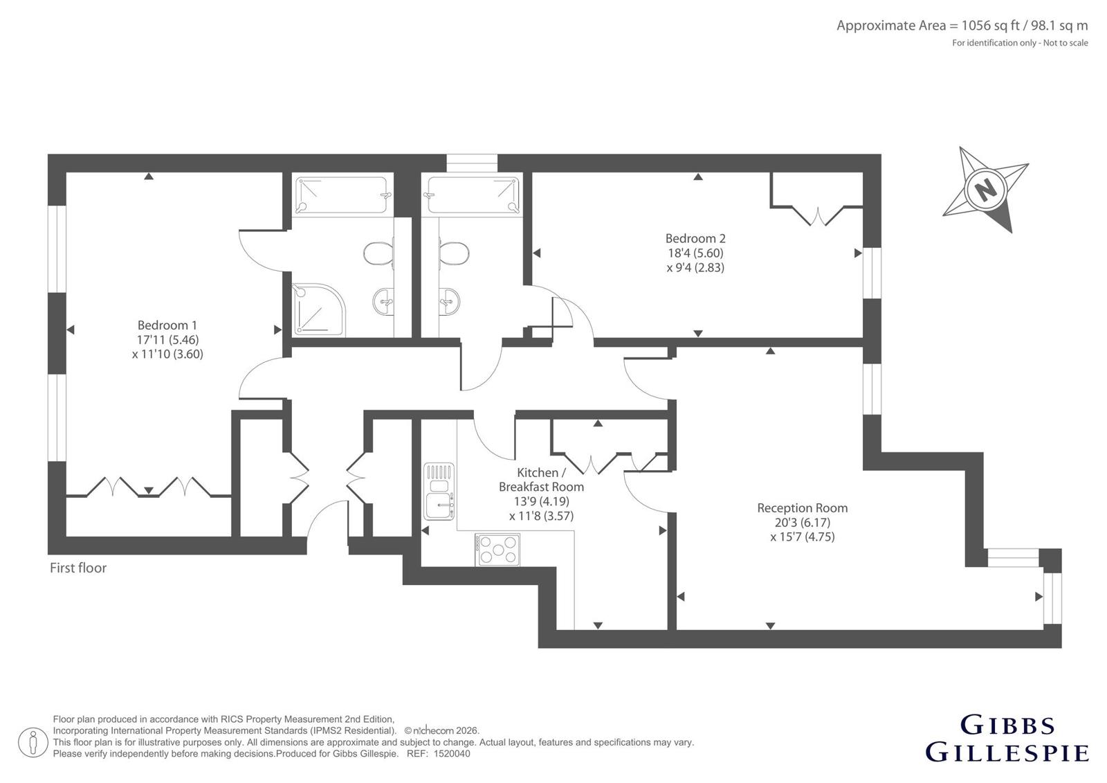 7, Sentry House, Ickenham floorplan