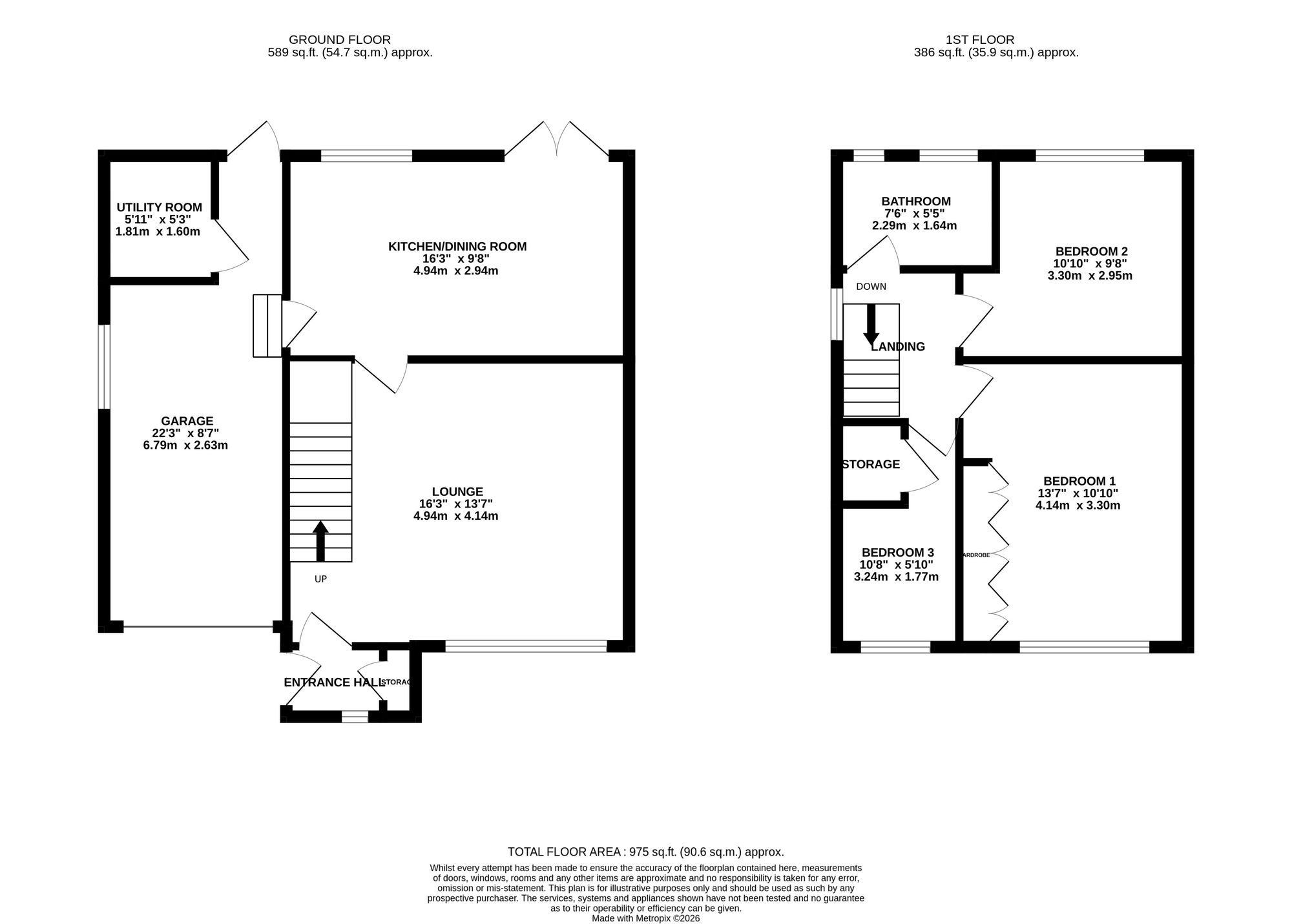 10 Deva Close, Stockport floorplan
