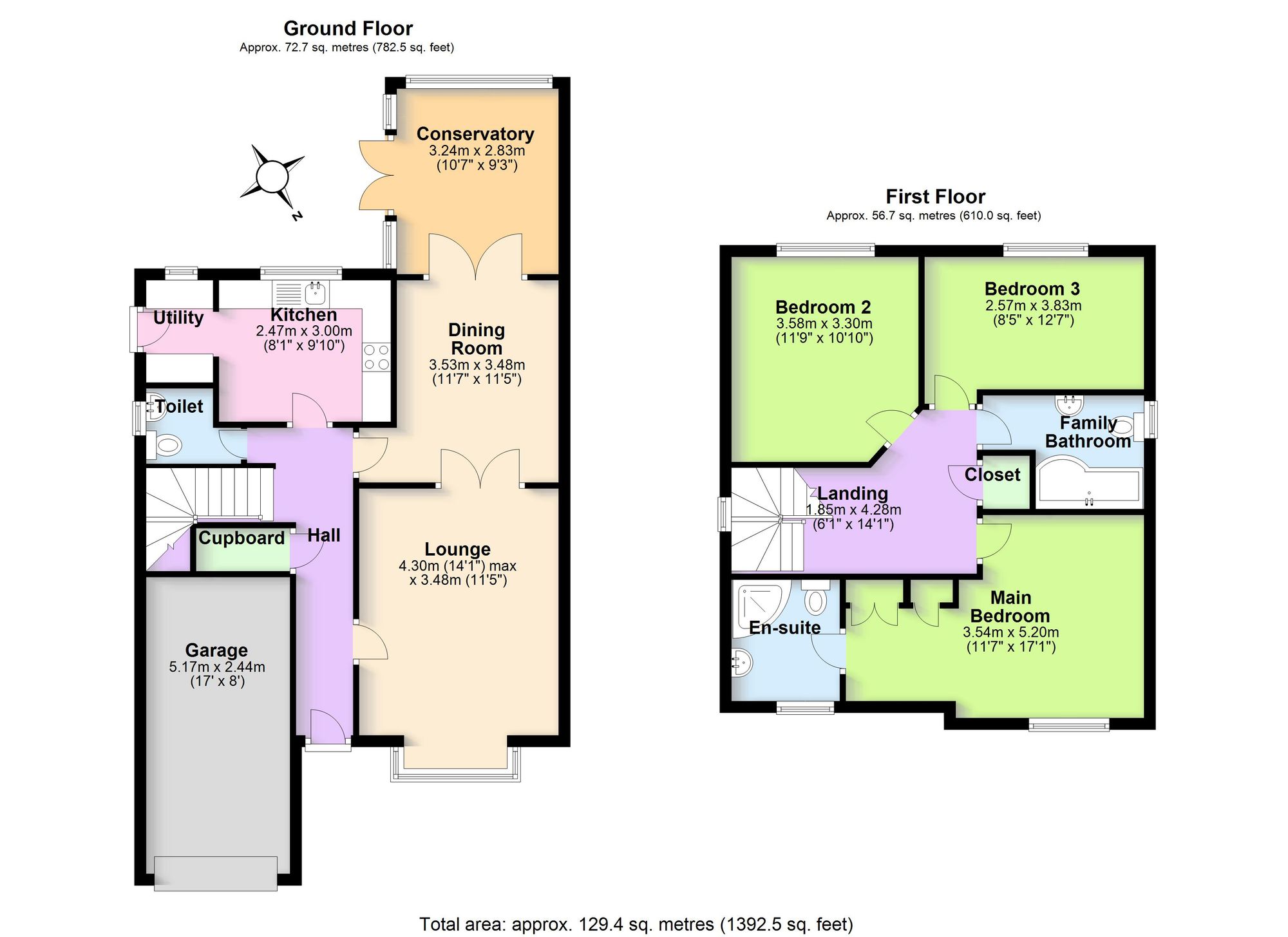 18 Mercers Meadow, Coventry floorplan