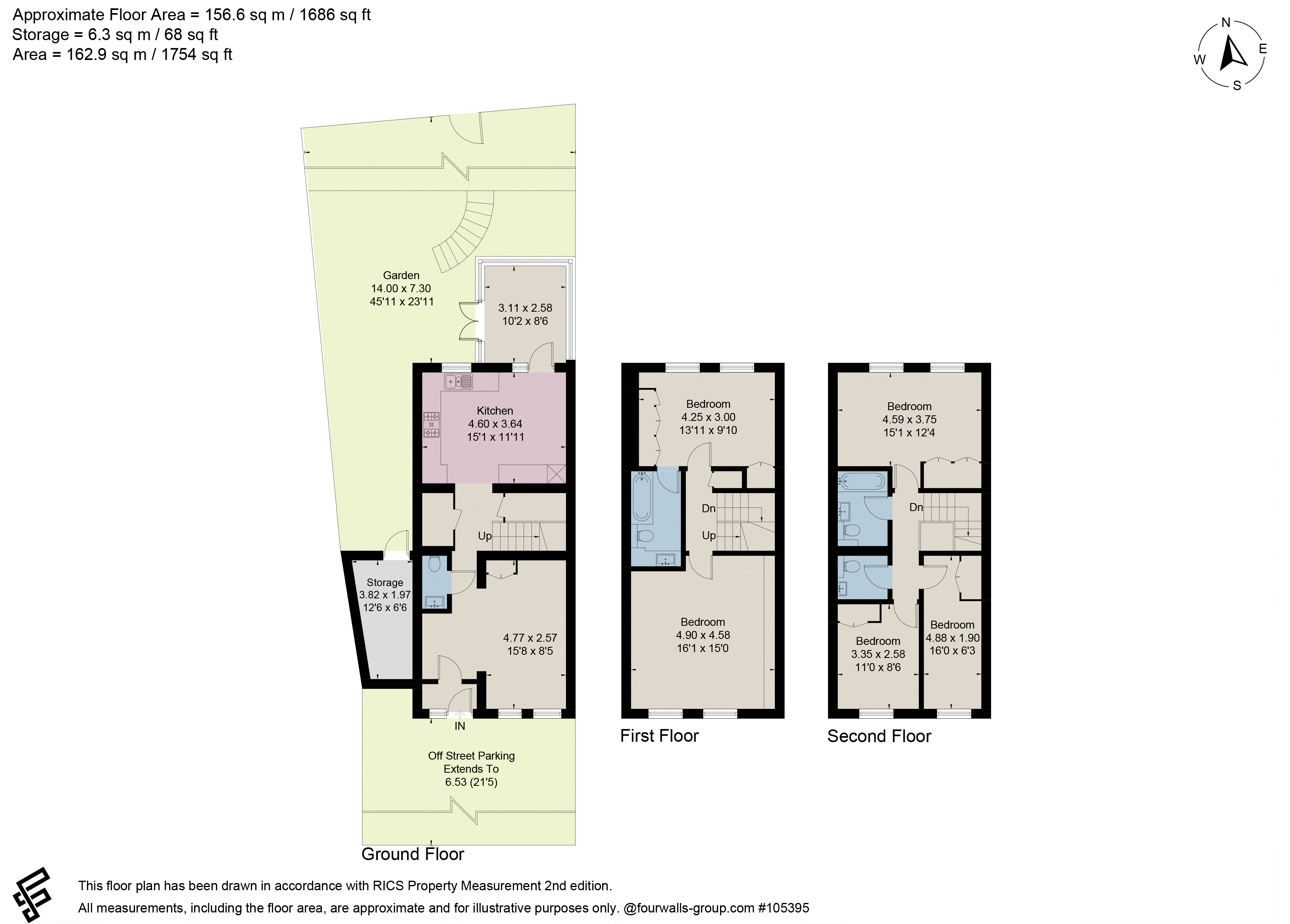Pine Grove, London floorplan